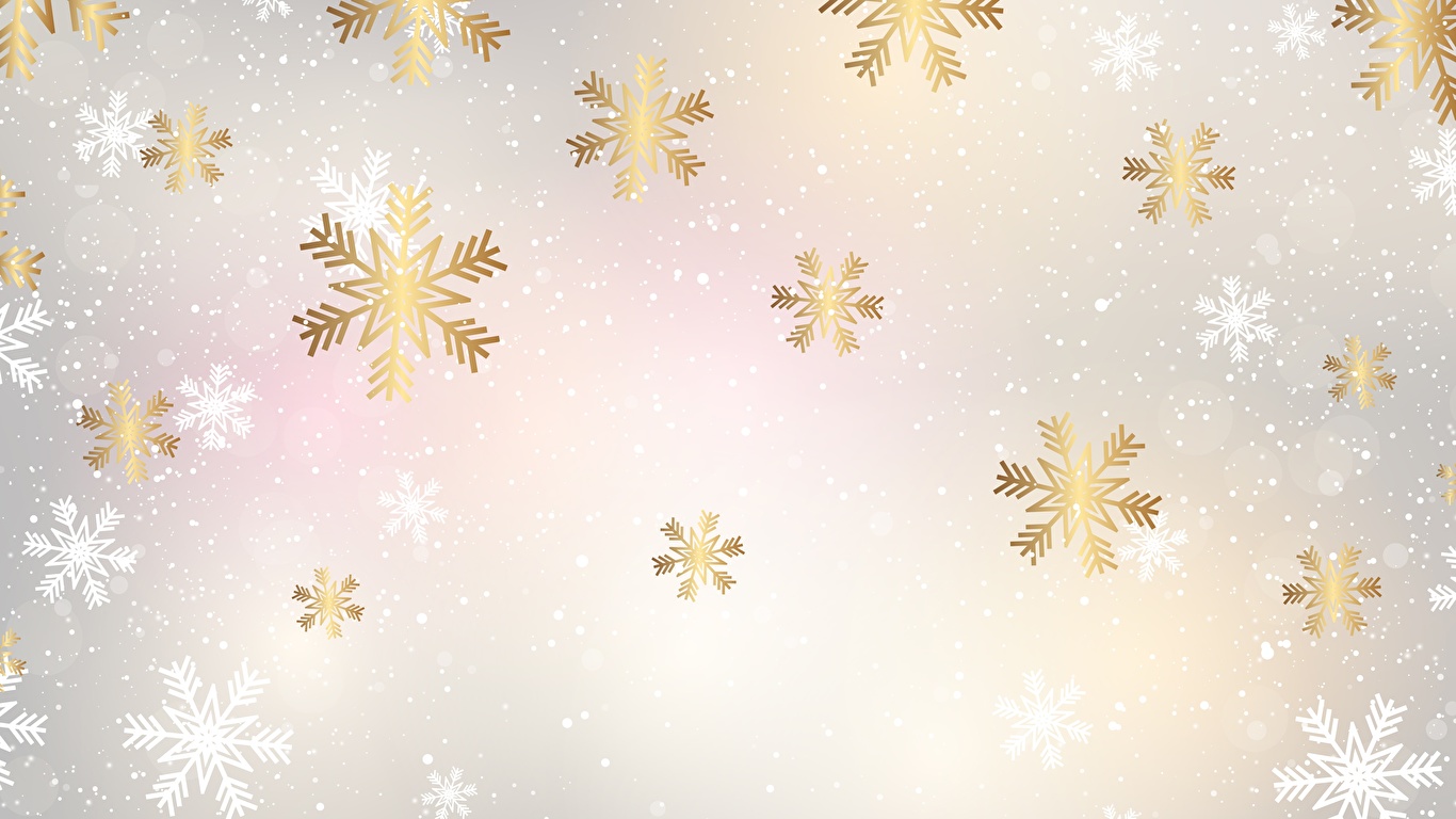 Picture Texture New year Snowflakes 1366x768