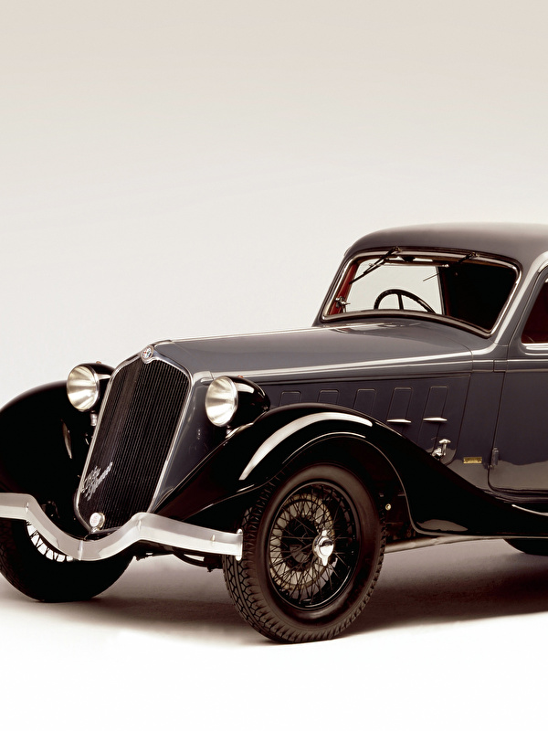 壁紙 600x800 アルファ ロメオ レトロ 1934 6c 2300 Gran Turismo Coupe Aerodinamico Castagna 灰色 メタリック塗 自動車 ダウンロード 写真