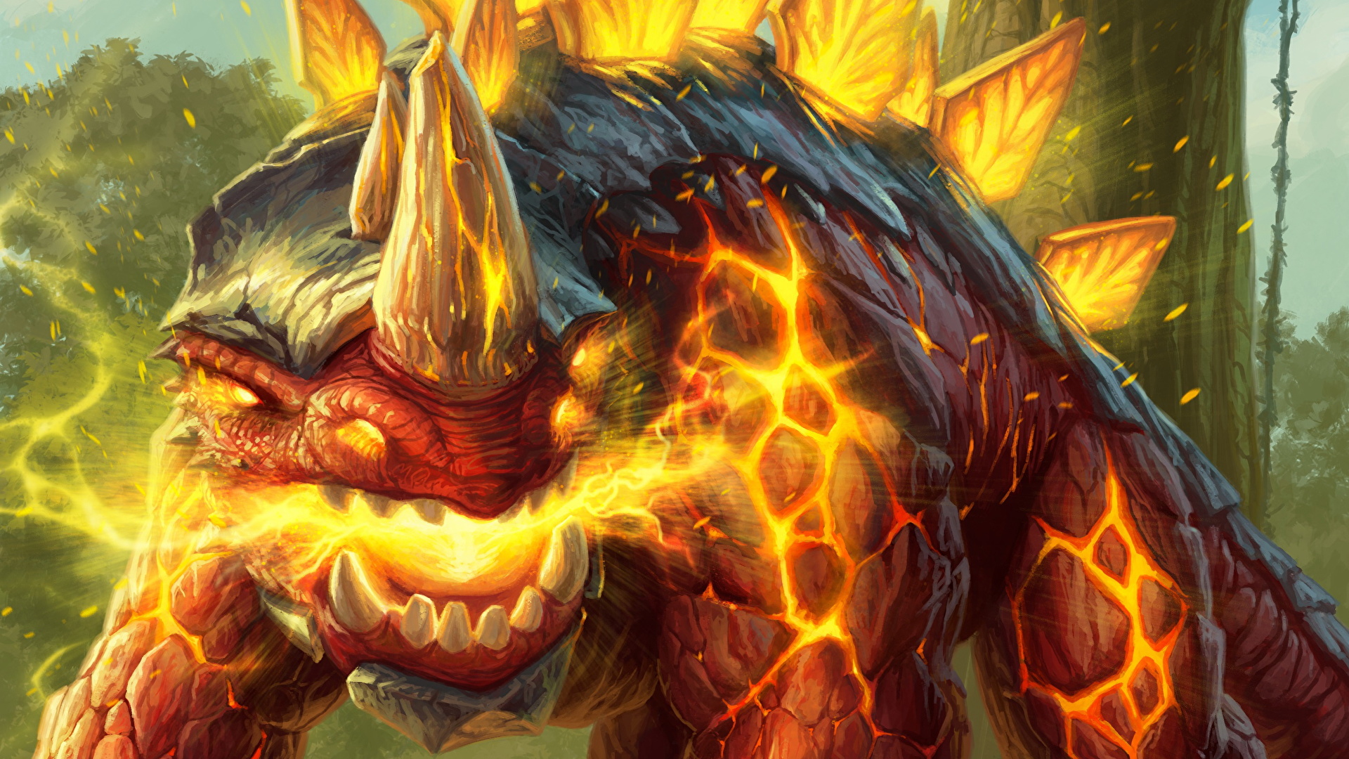 Photo Hearthstone: Heroes of Warcraft Dinosaurs Lightfused 1920x1080