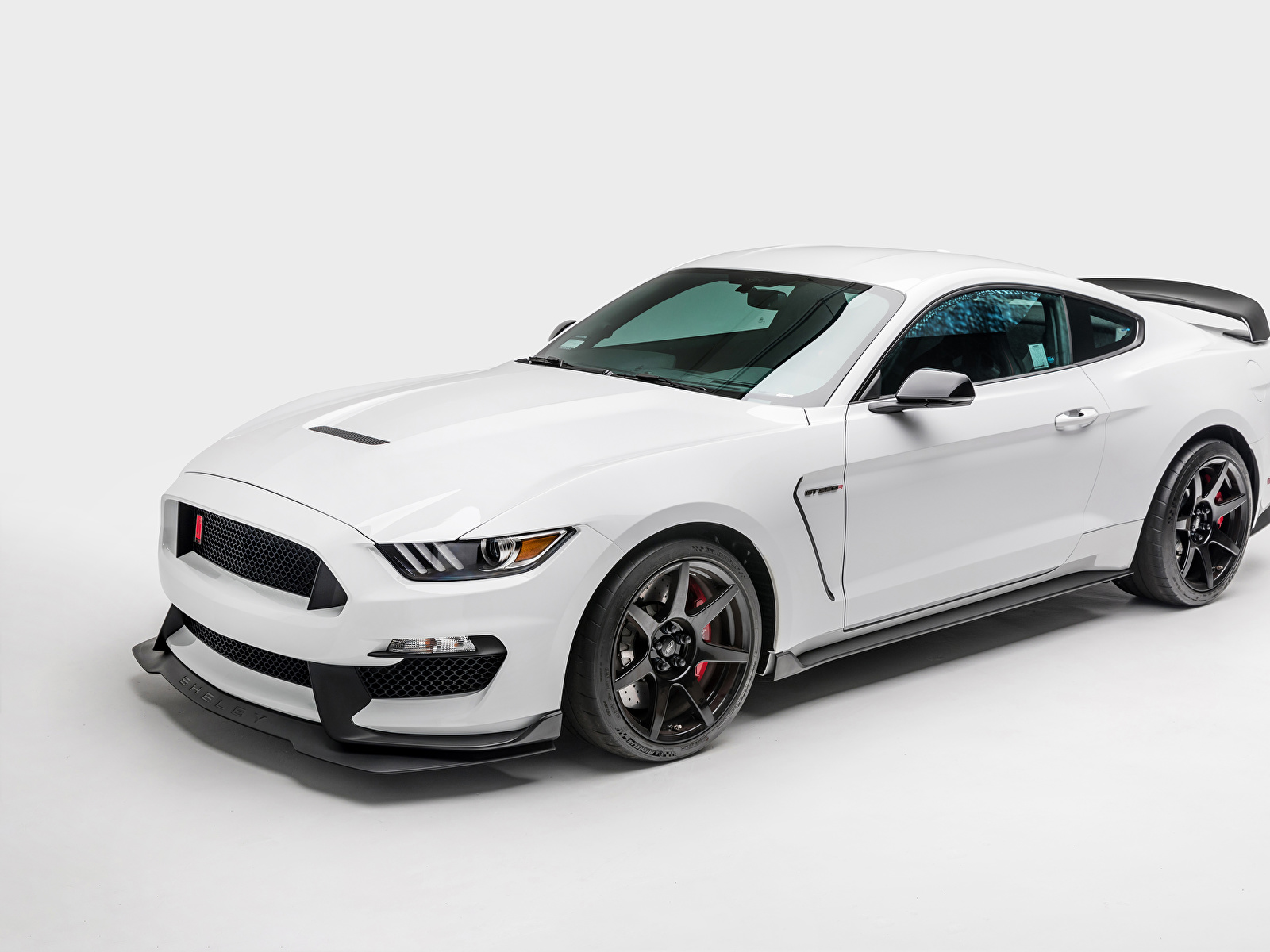 Картинки SSC 2016–19 Shelby GT350R Mustang Белый машина 1600x1200