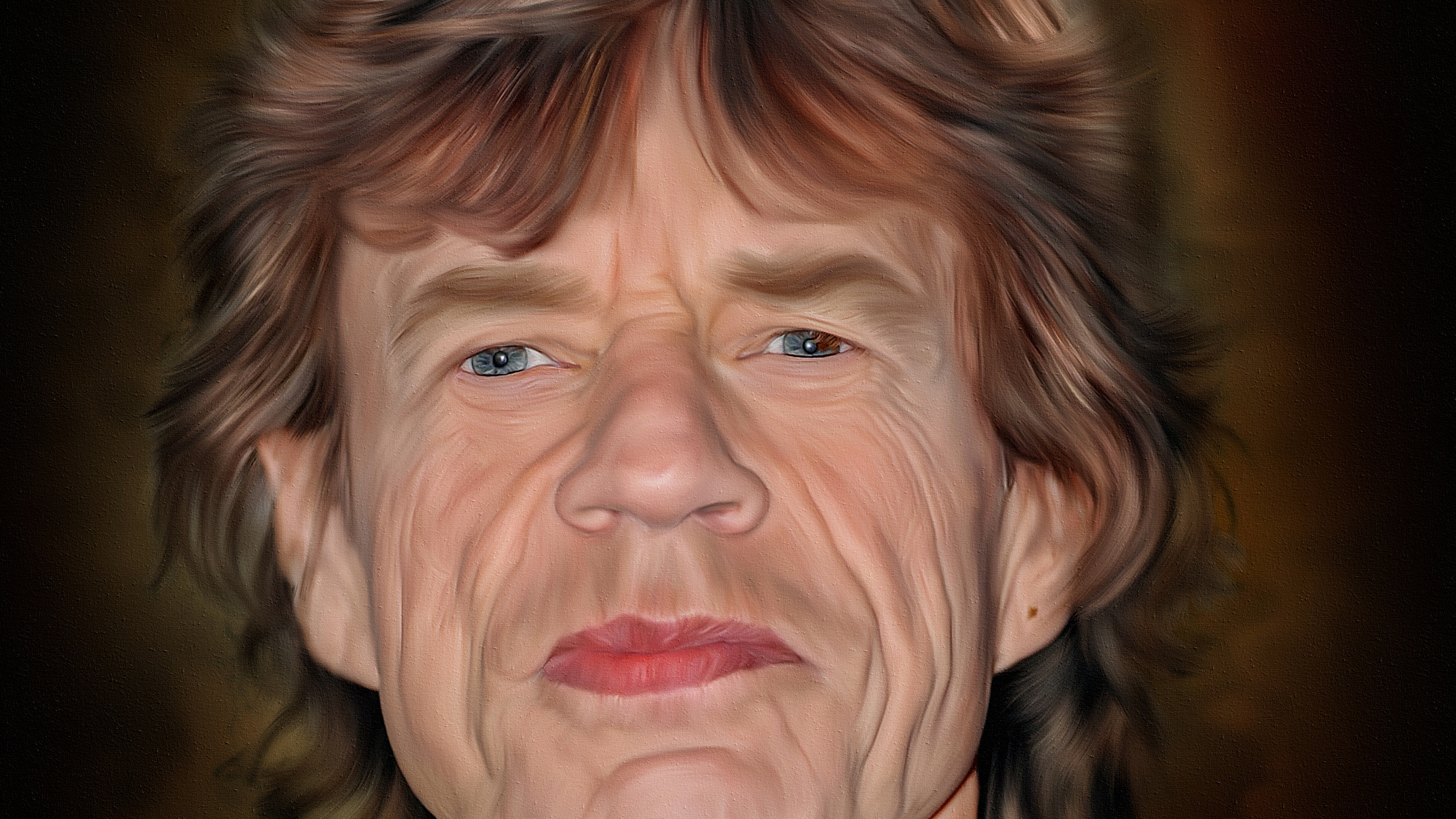 Обои для рабочего стола мужчина Mick Jagger, Rolling 2560x1440