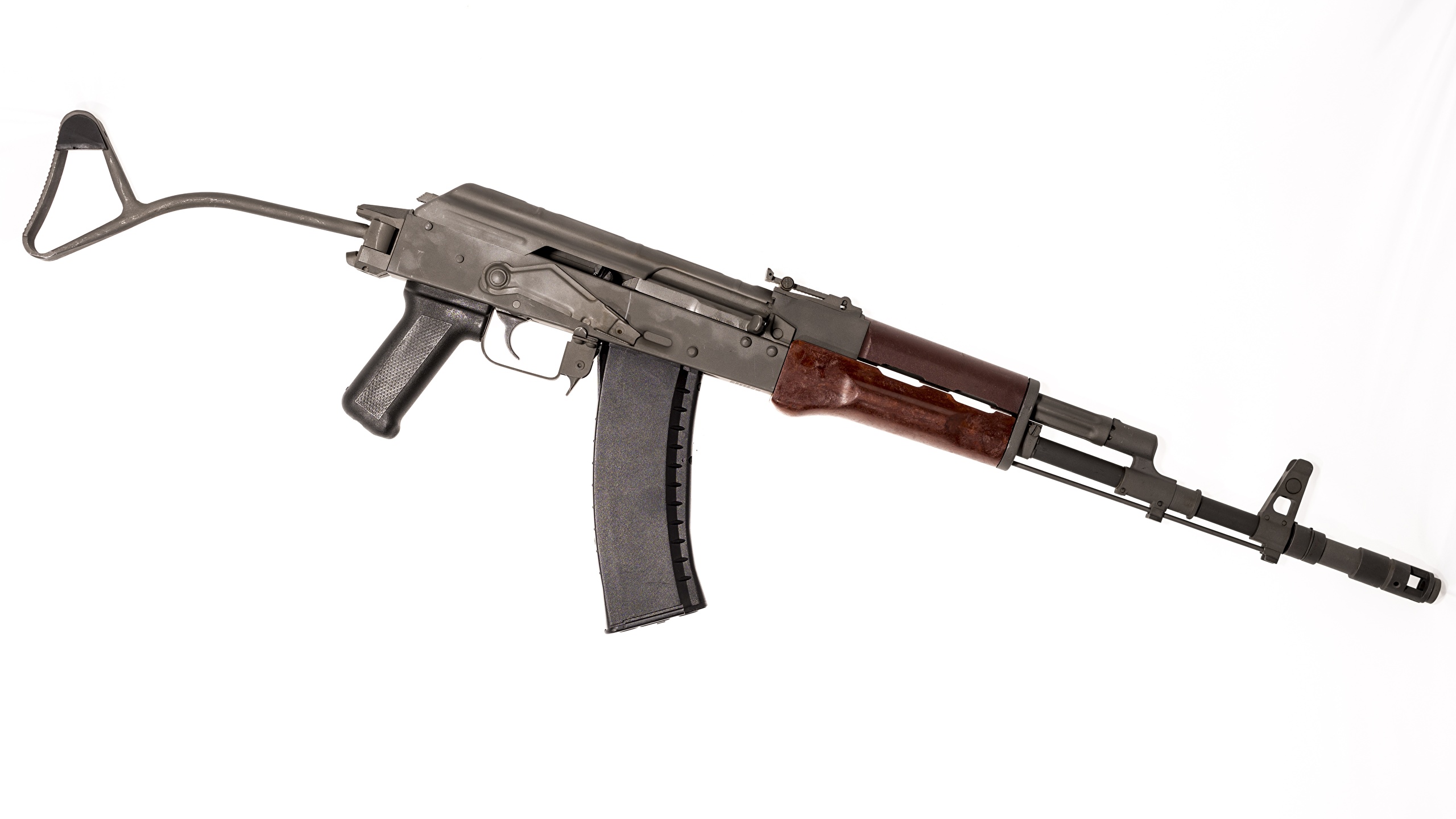 Images Ak Assault Rifle White Background Army 2560x1440