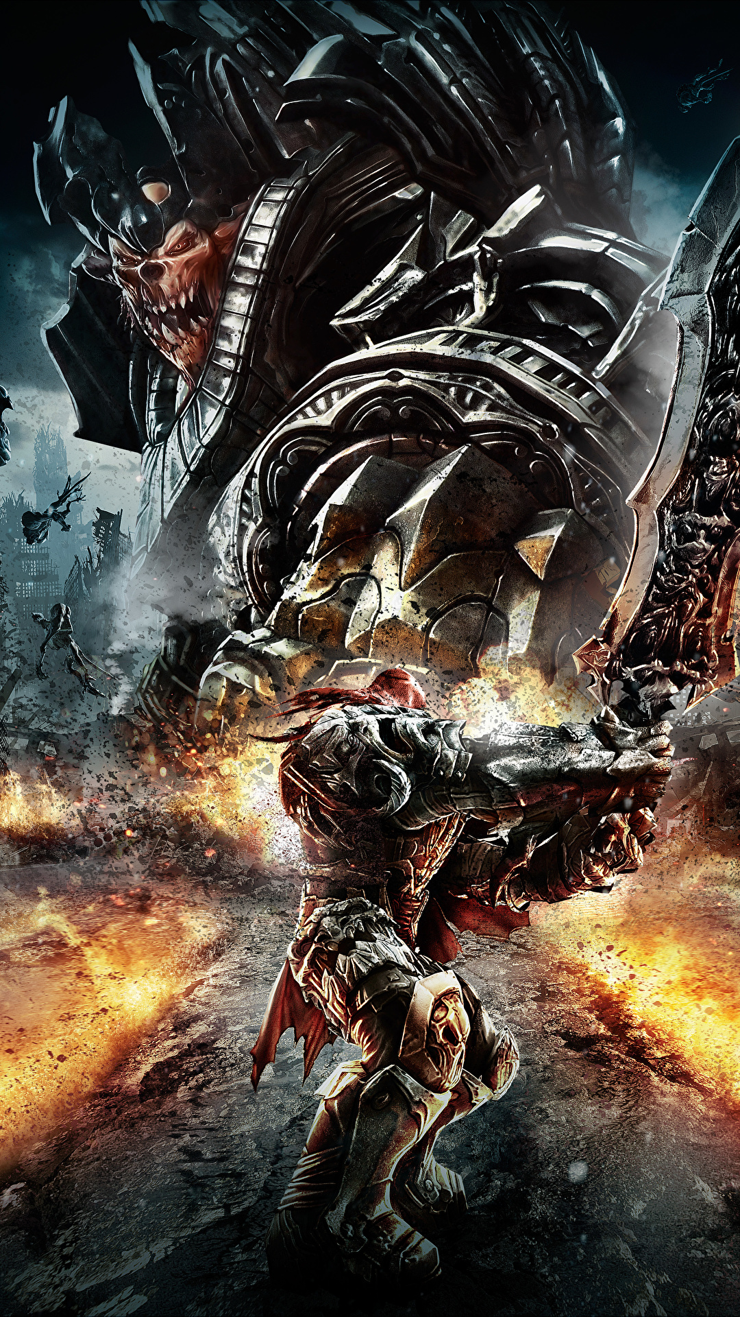 Обои для рабочего стола Darksiders Воители Фантастика Игры 1080x1920