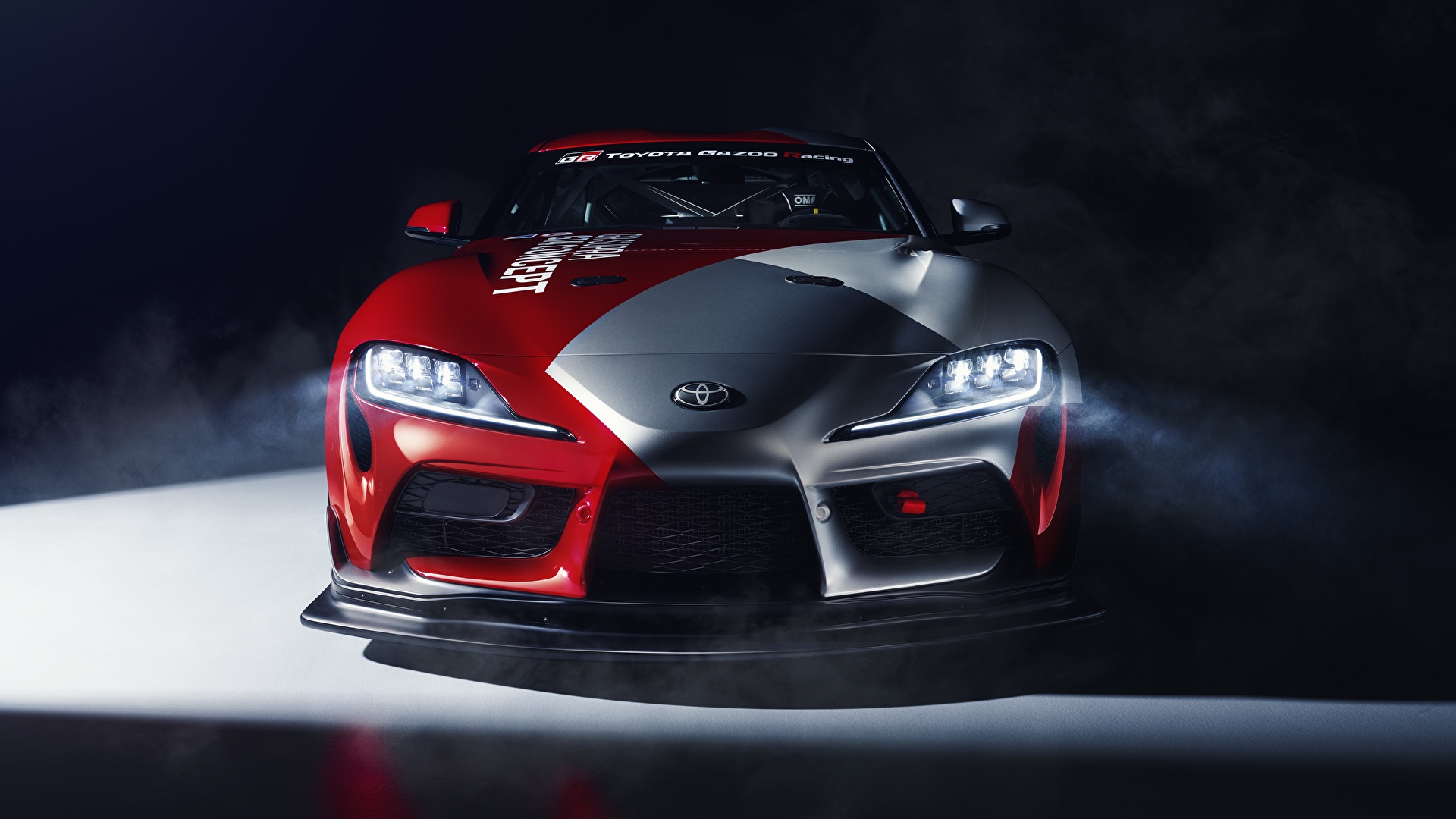 壁紙 19x1080 チューニングカー トヨタ自動車 Gt4 Gr Supra 正面図 自動車 ダウンロード 写真