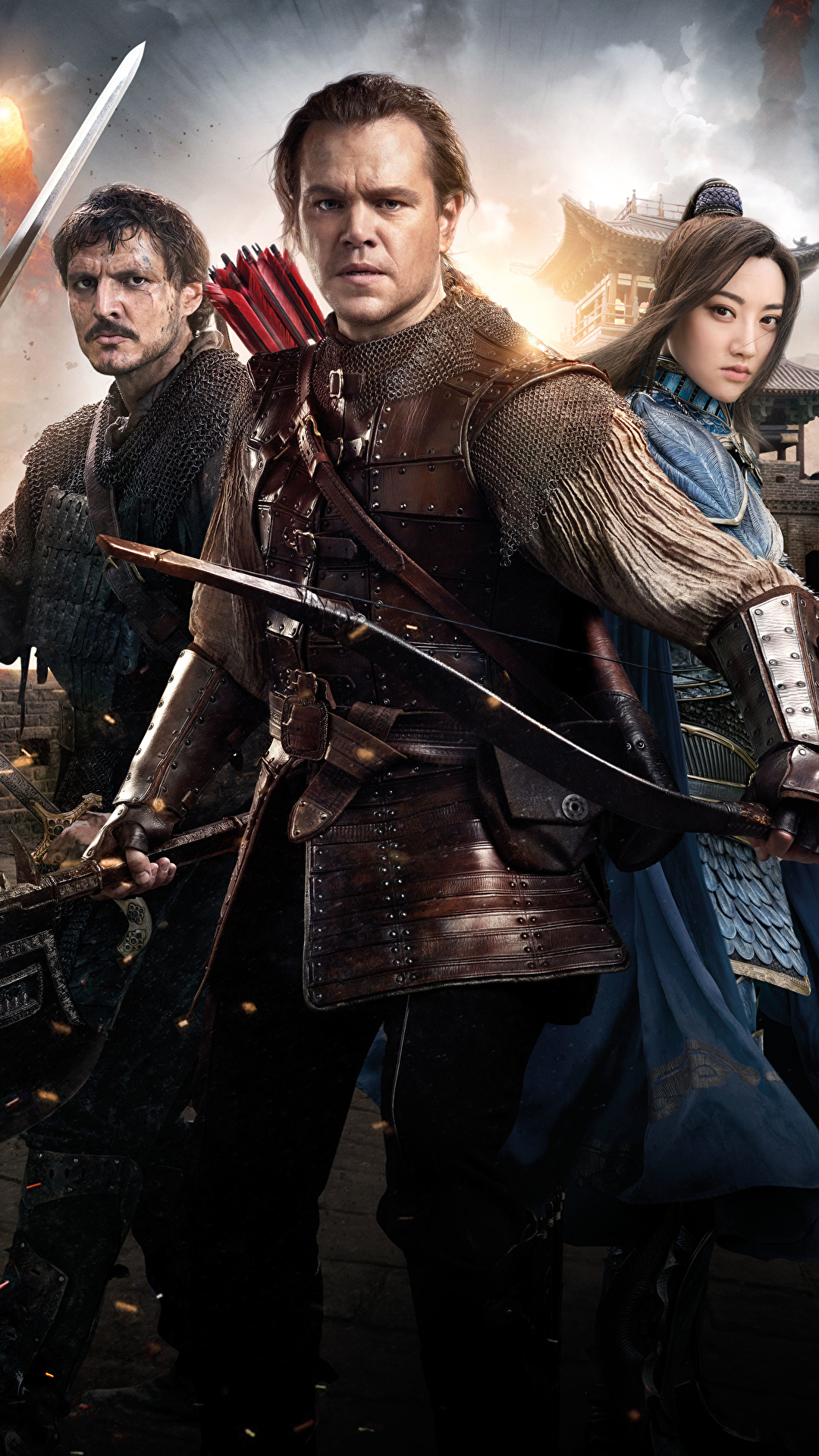 Wallpaper The Great Wall 16 Matt Damon Warriors Pedro 1080x19