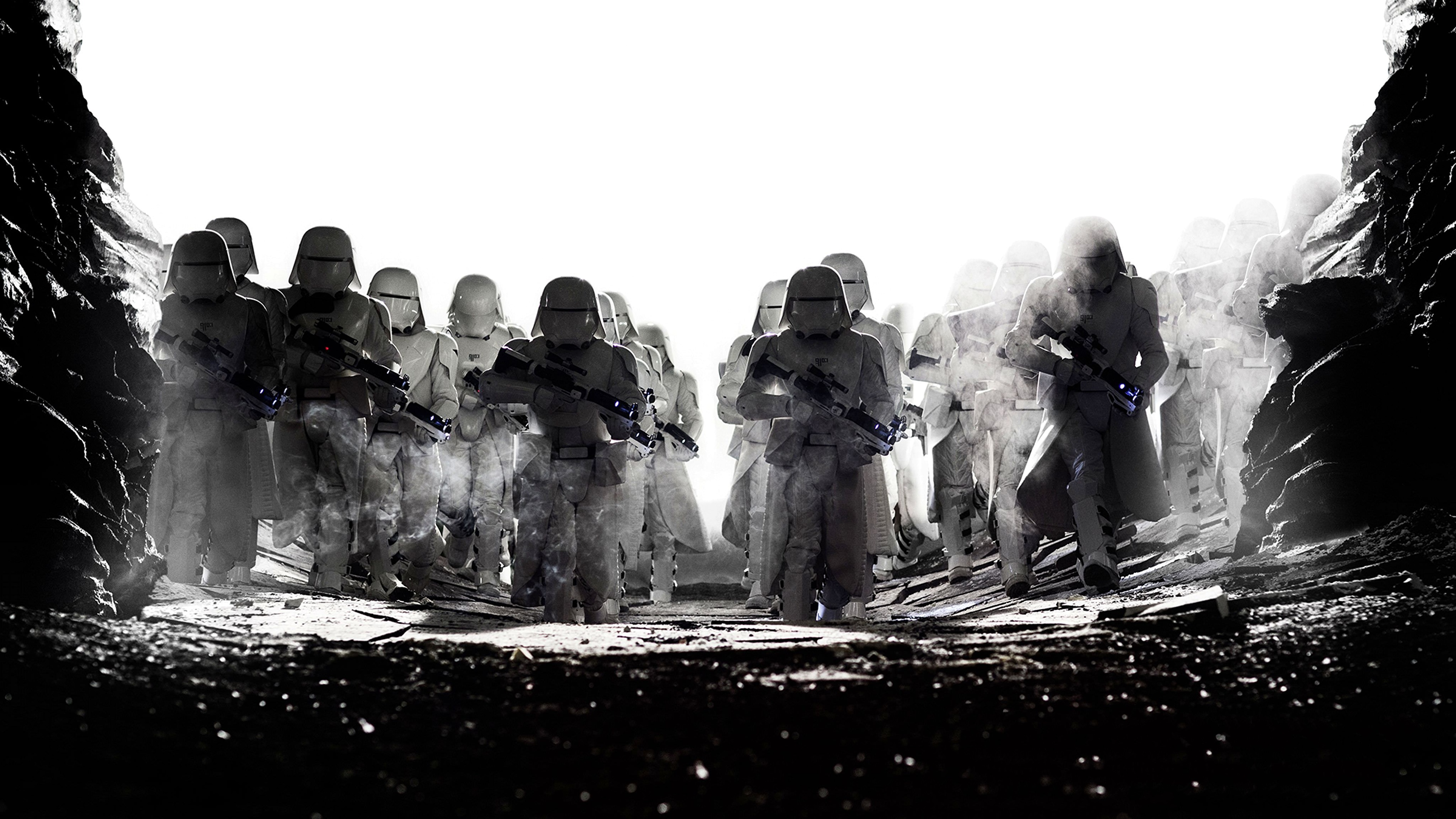 Wallpaper Star Wars The Last Jedi Clone Trooper Film 3840x2160