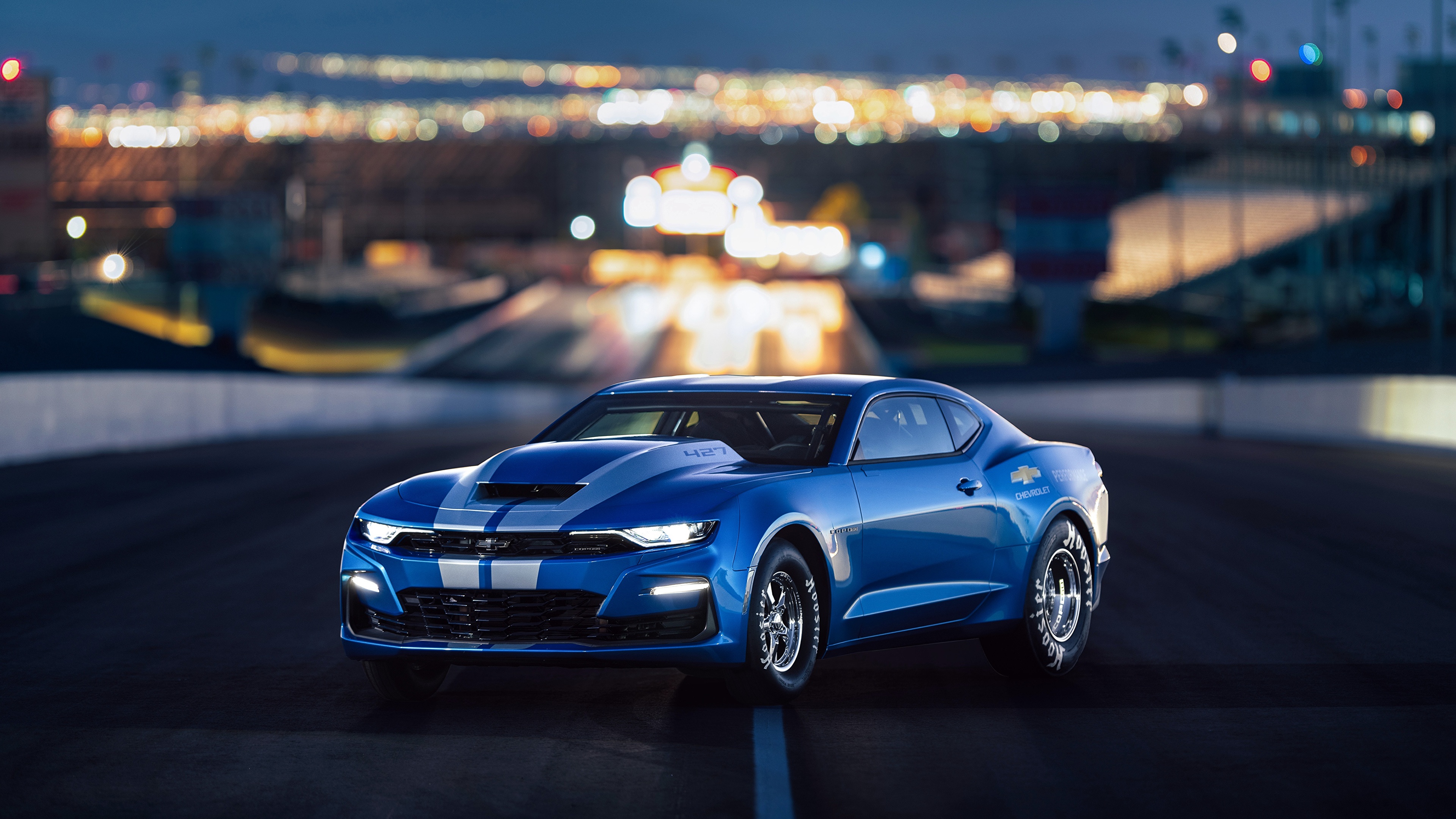 chevy camaro 2023 fondo de pantalla azul