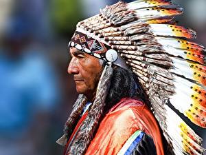 Hintergrundbilder Mann Warbonnet Indianer Alter Peruvian