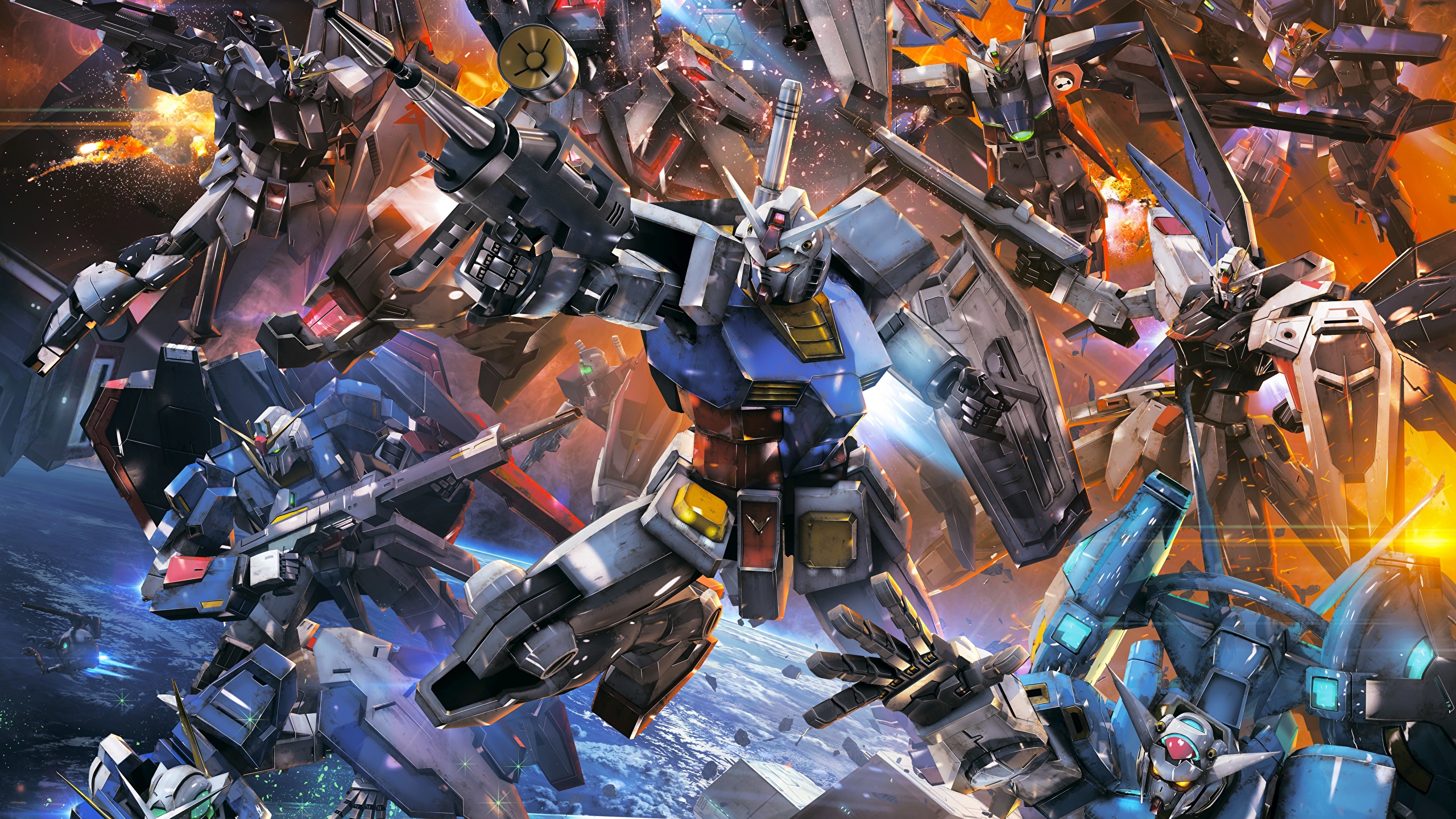 壁紙 2560x1440 Mobile Suit Gundam Extreme Vs Force ロボット ゲーム ファンタジー ダウンロード 写真