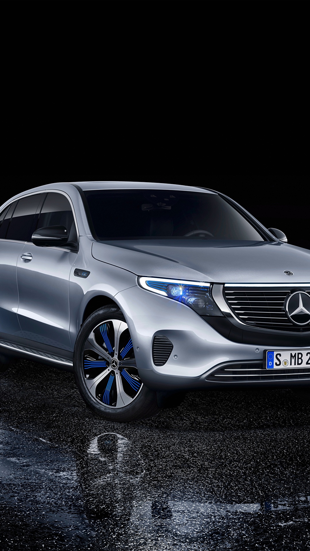 Download The Future Of Mobility: All-electric Mercedes Benz Eqc Wallpaper |  Wallpapers.com