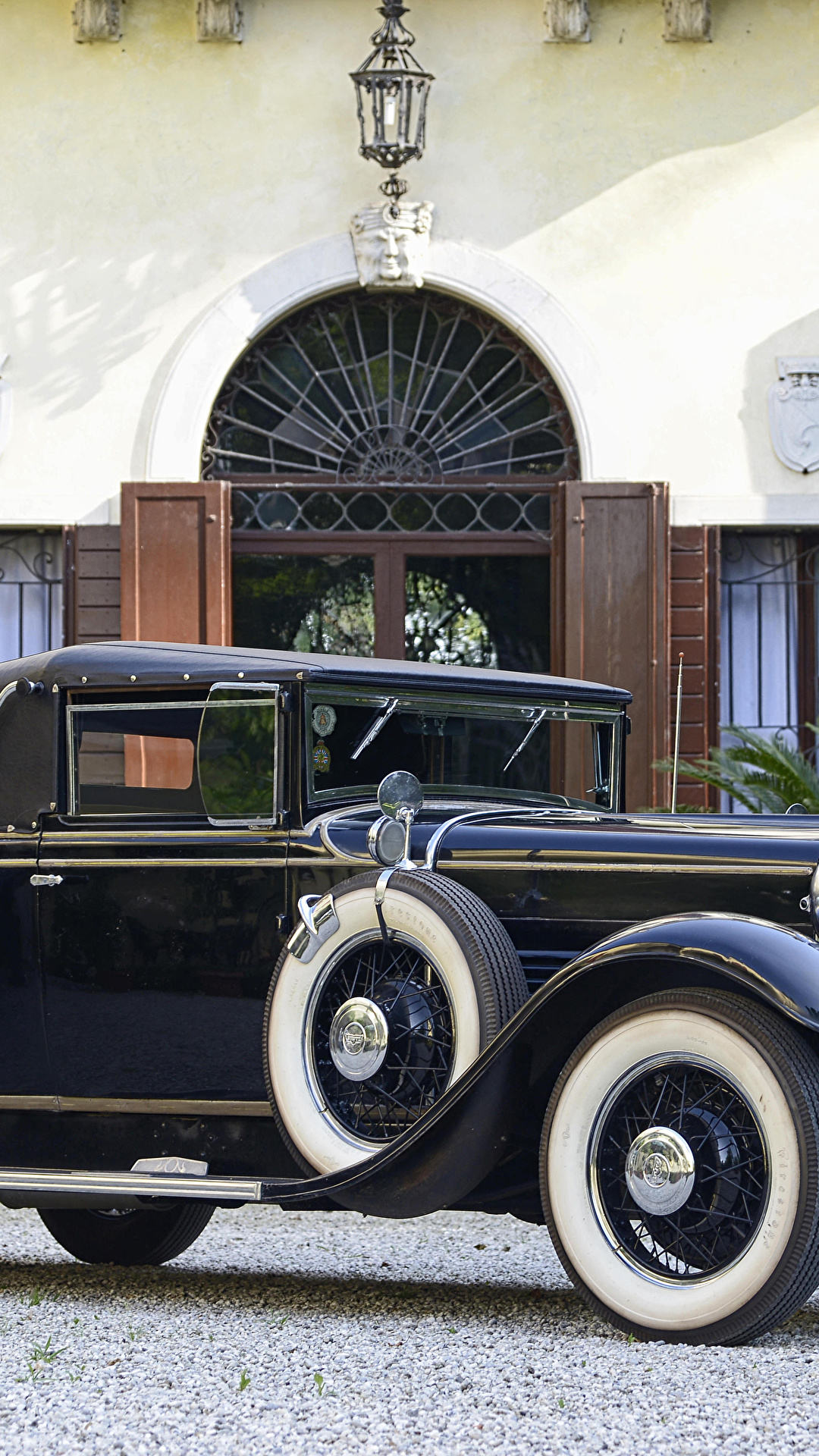 Фото 1930 Stutz Model MB Cabriolet by LeBaron Ретро Черный 1080x1920