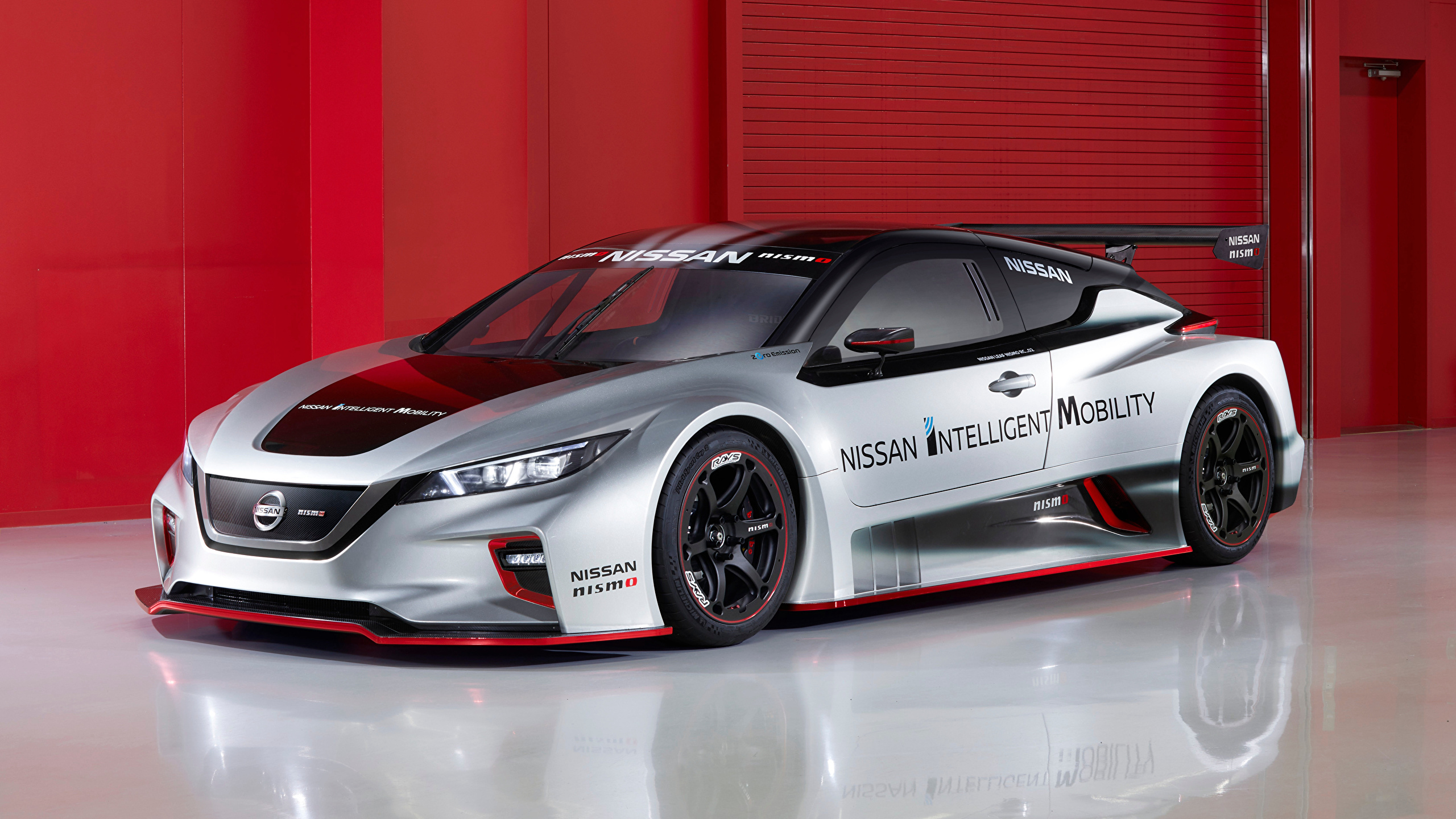 壁紙 2560x1440 日産自動車 チューニングカー 2019 Leaf Nismo Rc クーペ 銀色 自動車 ダウンロード 写真