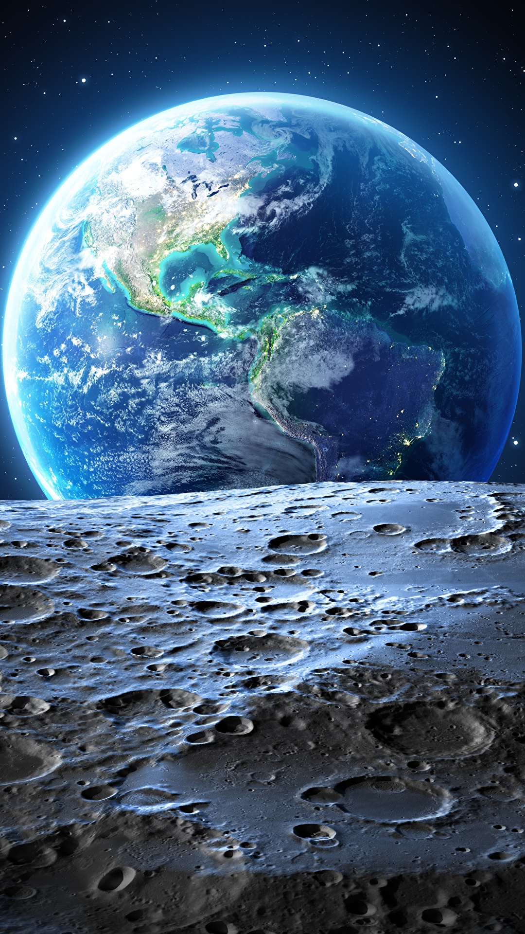 壁紙 1080x19 地球 月 宇宙空間 ダウンロード 写真