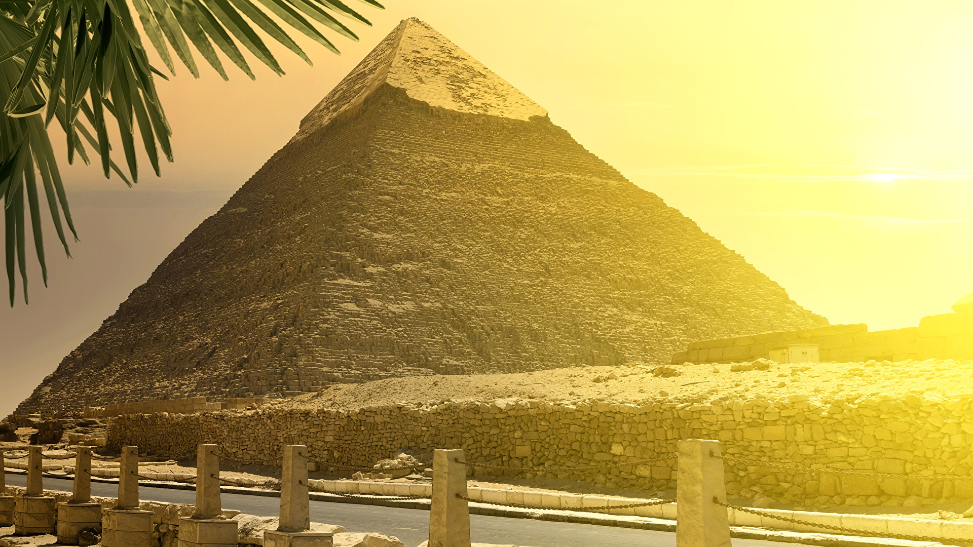 壁紙 19x1080 エジプト 道 石 Cairo ピラミッド 自然 ダウンロード 写真