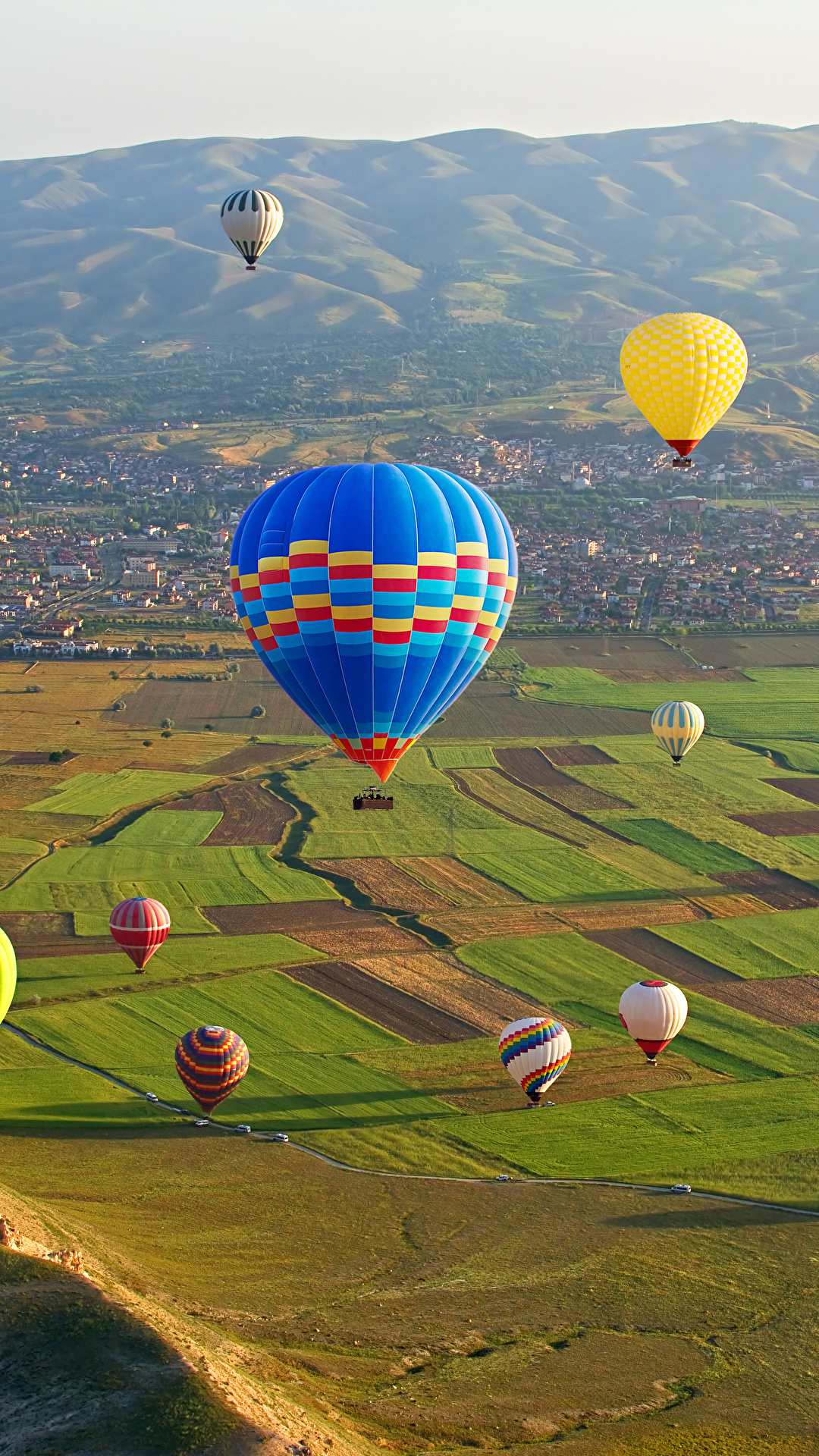 Картинки Турция Воздушный шар Cappadocia Goreme national 1080x1920