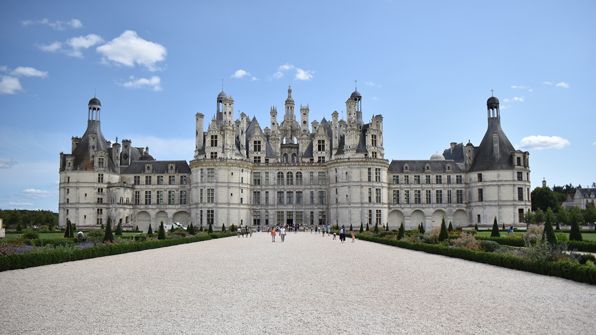 壁紙 19x1080 城 フランス 宮殿 博物館 都市 ダウンロード 写真