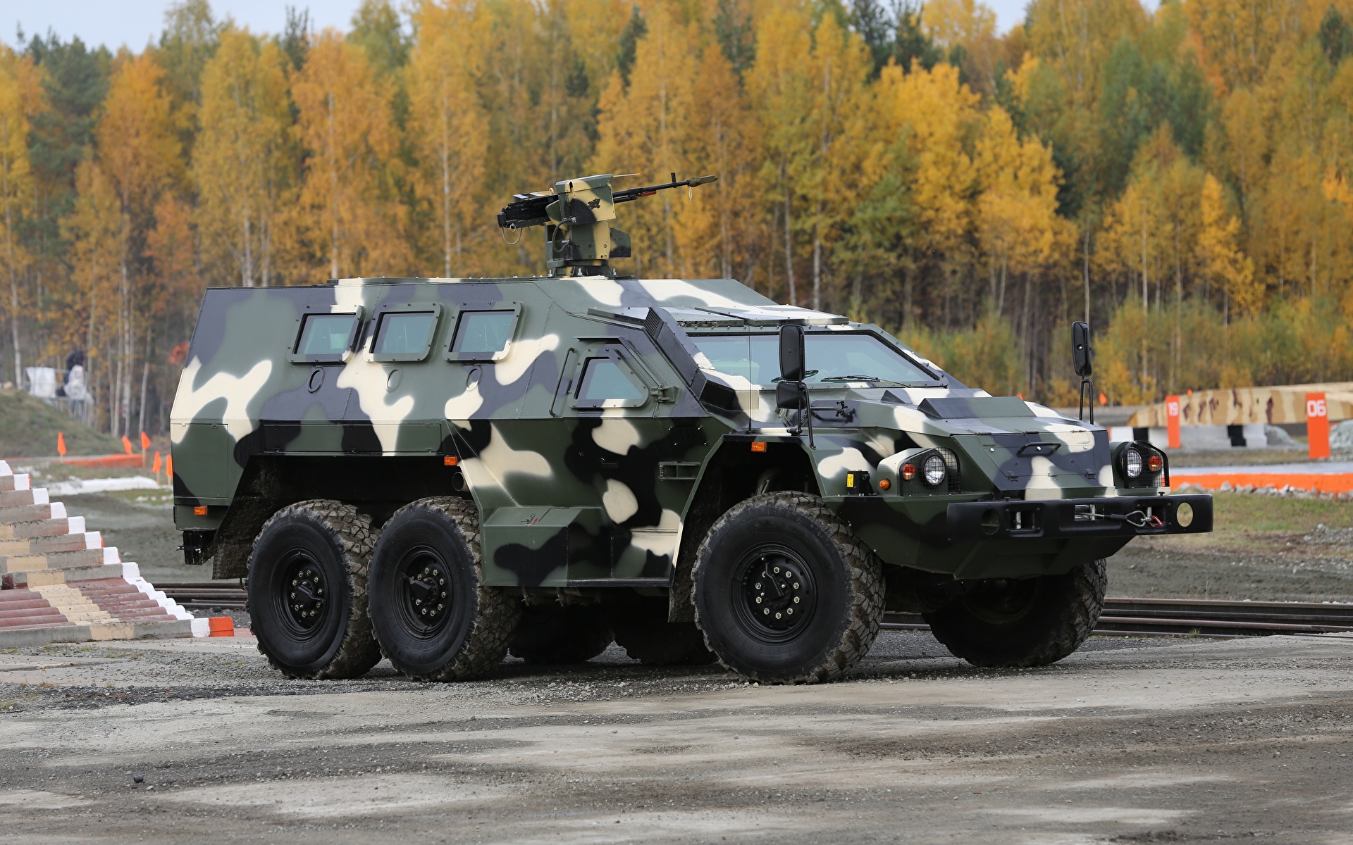 Picture Military vehicle SBA-60K2 Bulat on Kamaz-5350 1920x1200