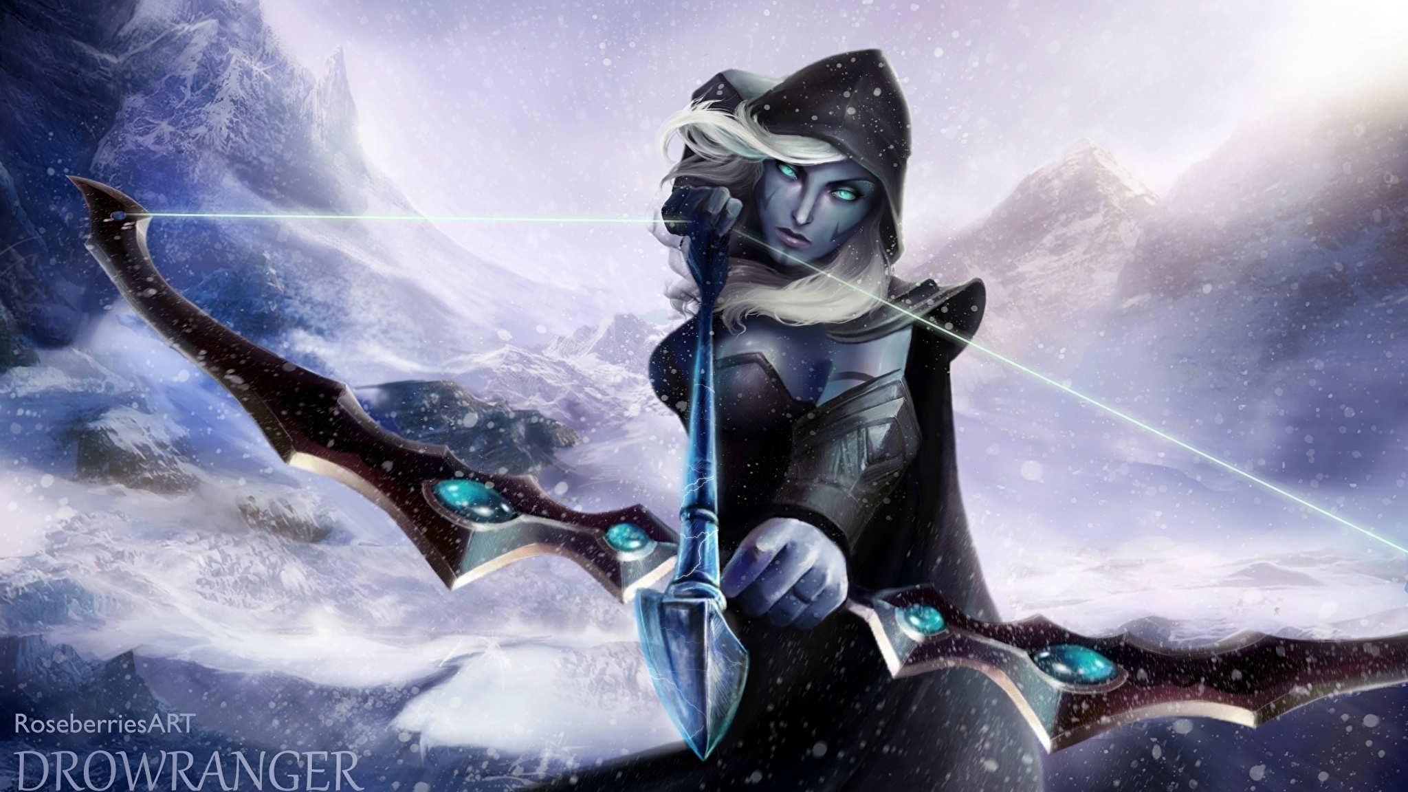 Drow ranger. Drow Ranger Dota 2. Dota 2 тракса. Аркана Drow Ranger Dota. Drow Ranger Dota 2 арт.