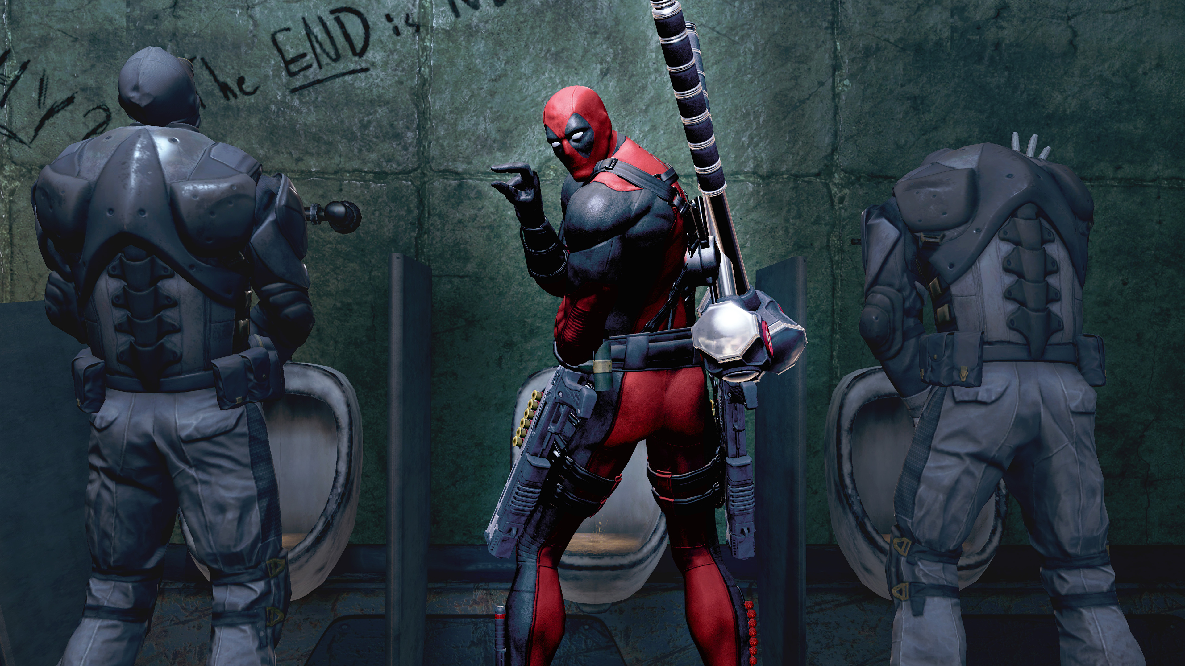 Picture Superheroes Deadpool Hero Warriors 3d Graphics 3840x2160