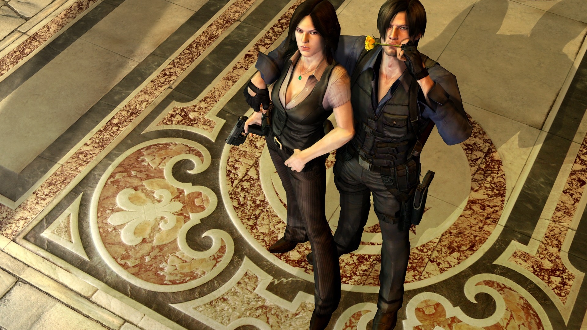 Plazasimsn Plazasimsnn Leon Kennedy And Helena Love 4 2141