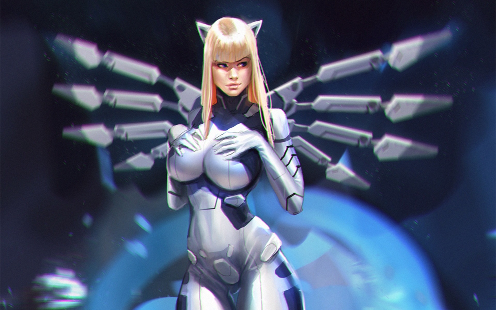 Wallpaper : anime, cyborg, cyberpunk, women 2304x1536 - alx - 2188253 - HD  Wallpapers - WallHere