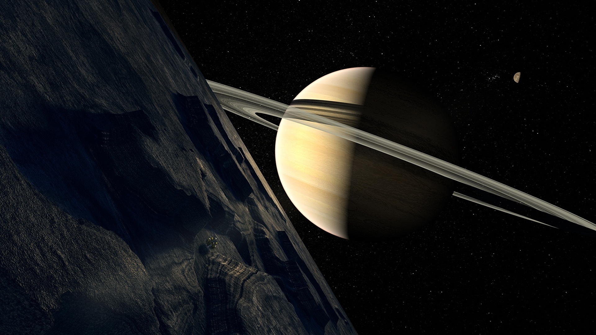 壁紙 19x1080 惑星 土星 環 天体 宇宙空間 3dグラフィックス ダウンロード 写真
