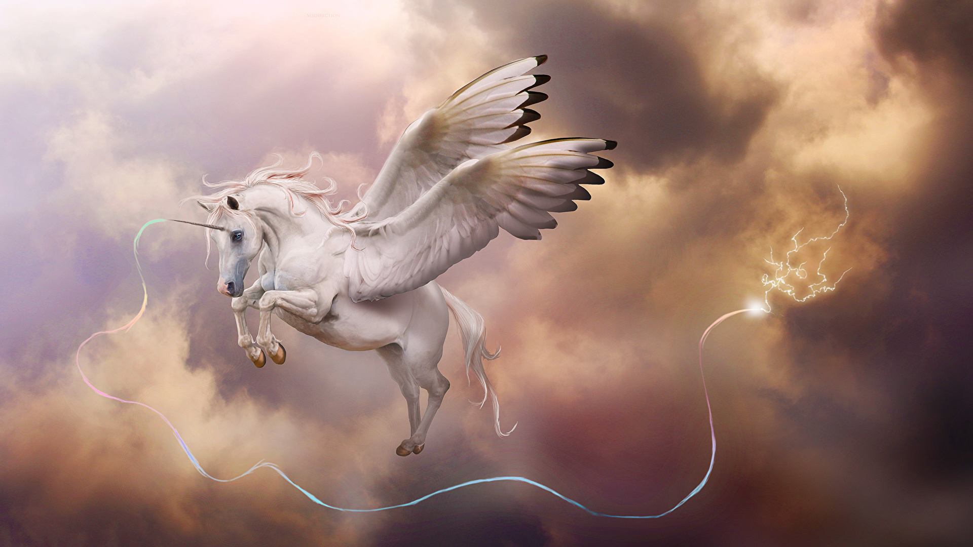 Pegasus Spirit  4k wallpaper by DanDrawDesign on DeviantArt