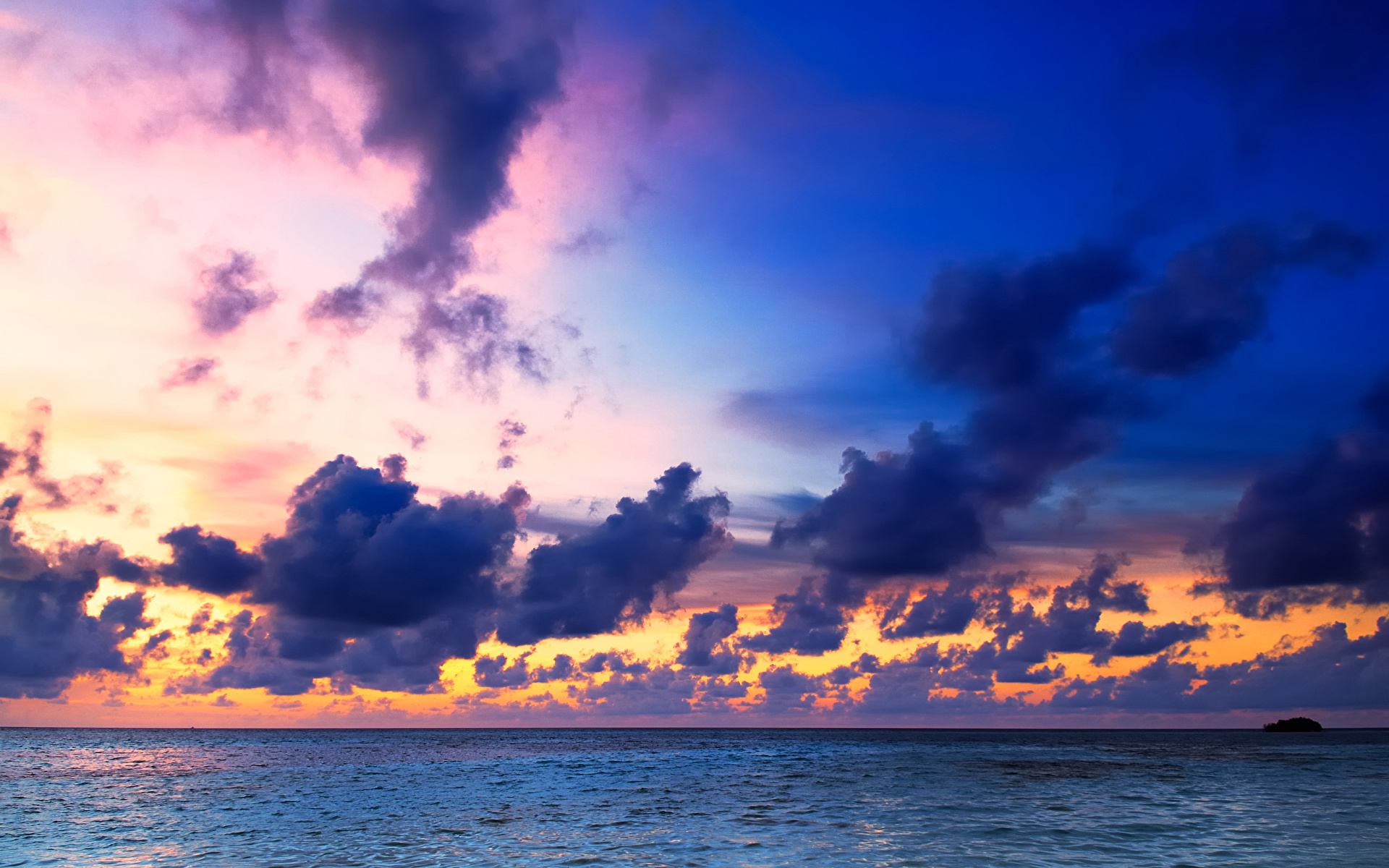 壁紙 1920x1200 モルディブ 熱帯 海 朝焼けと日没 空 雲 自然 ダウンロード 写真