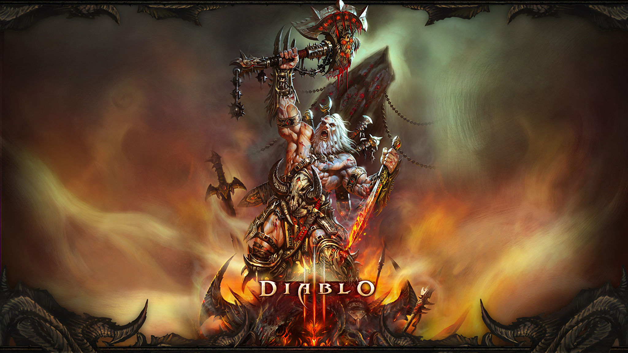 Diablo wallpaper. Диабло 3. Варвар диабло 3. Diablo 3 воин. Diablo 3 Diablo.