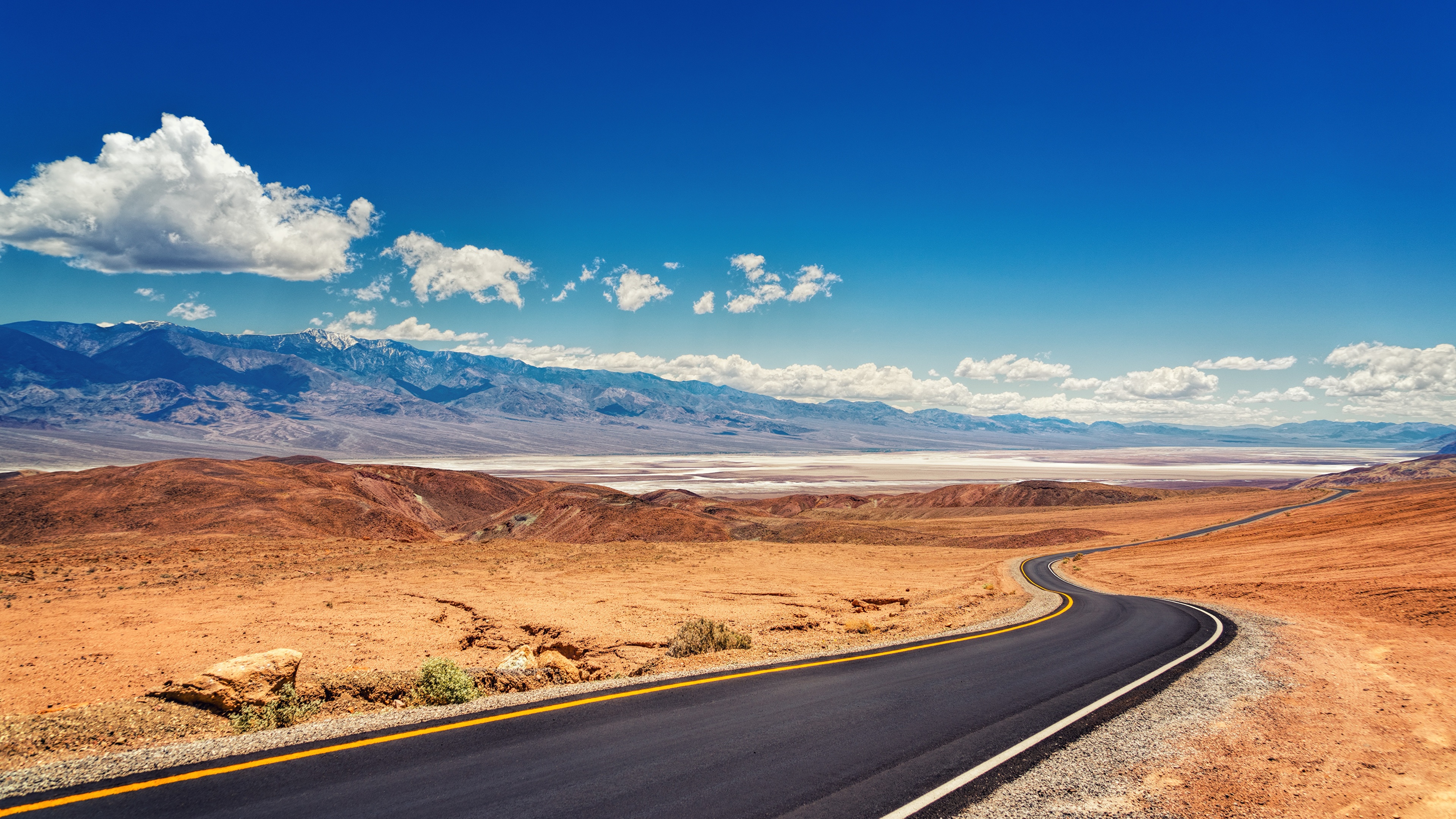 Bilder P Skrivbordet Kalifornien Amerika Death Valley 3840x2160