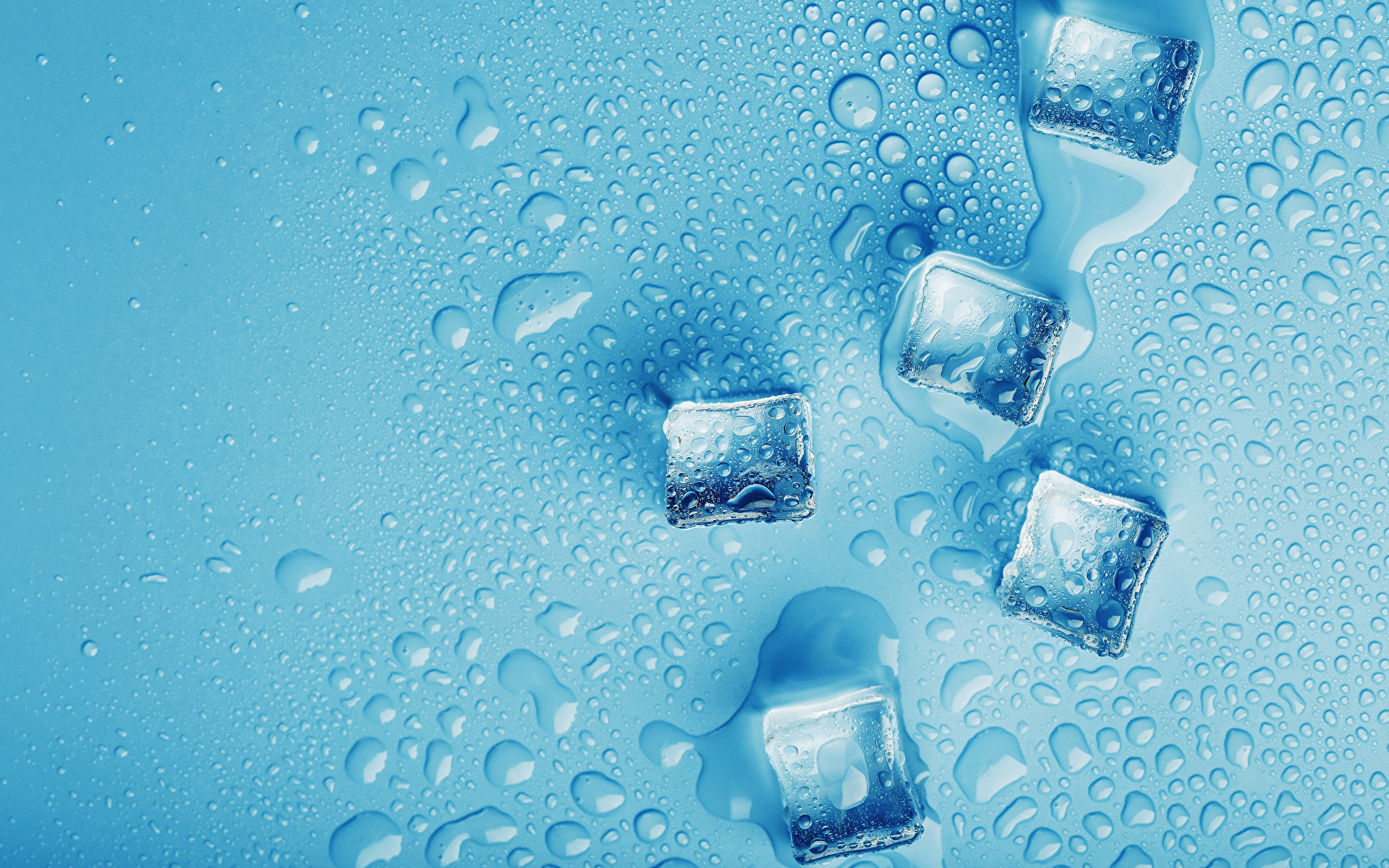 Desktop Wallpapers Cube Ice Drops Closeup 1920x1200