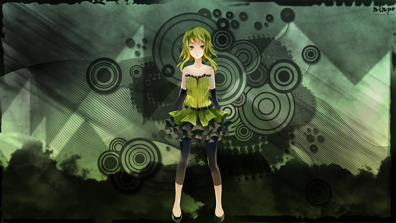 Papeis De Parede 1366x768 Vocaloid Anime Baixar Imagens