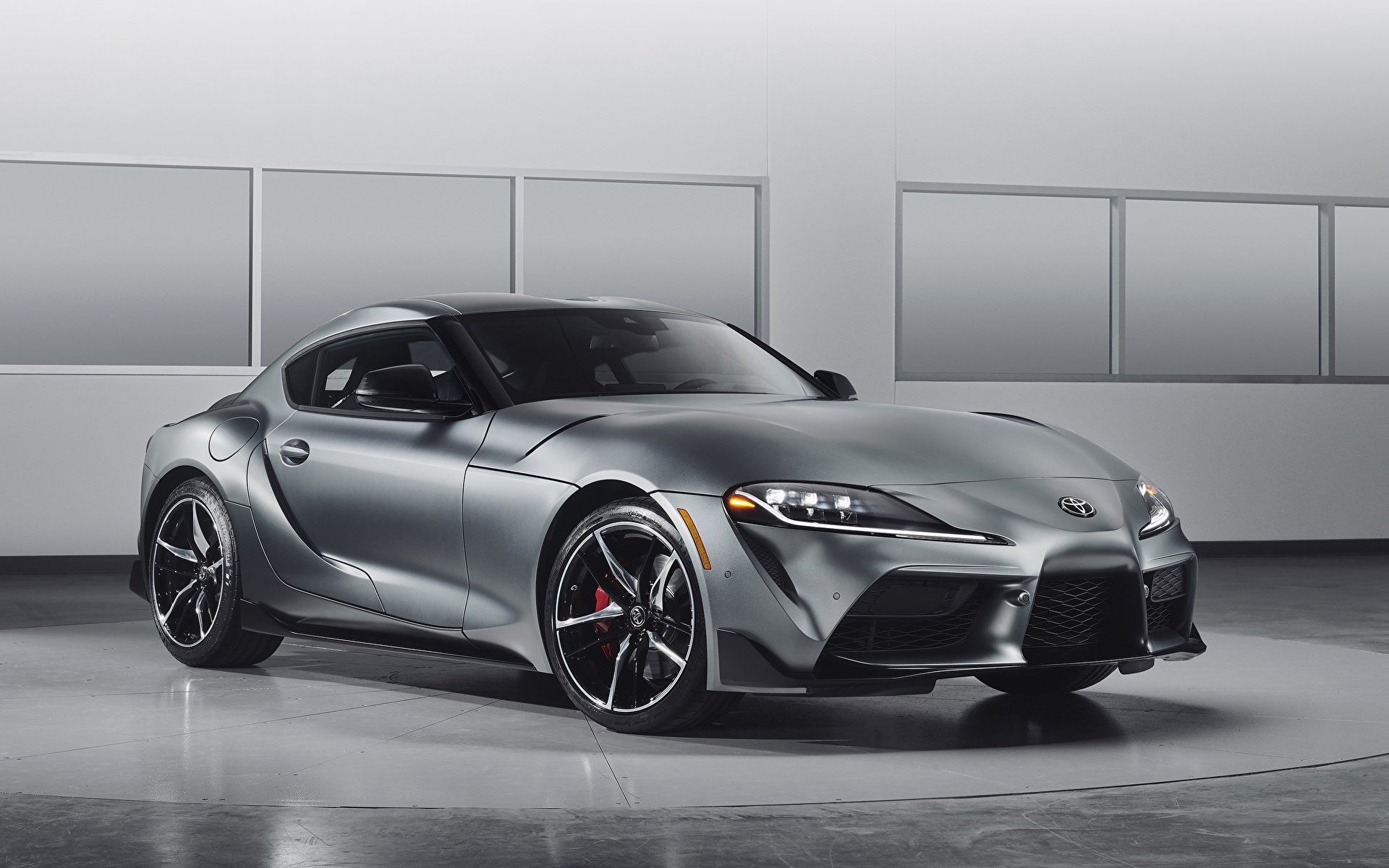 Фото Toyota 2020 GR Supra серые авто 1920x1200