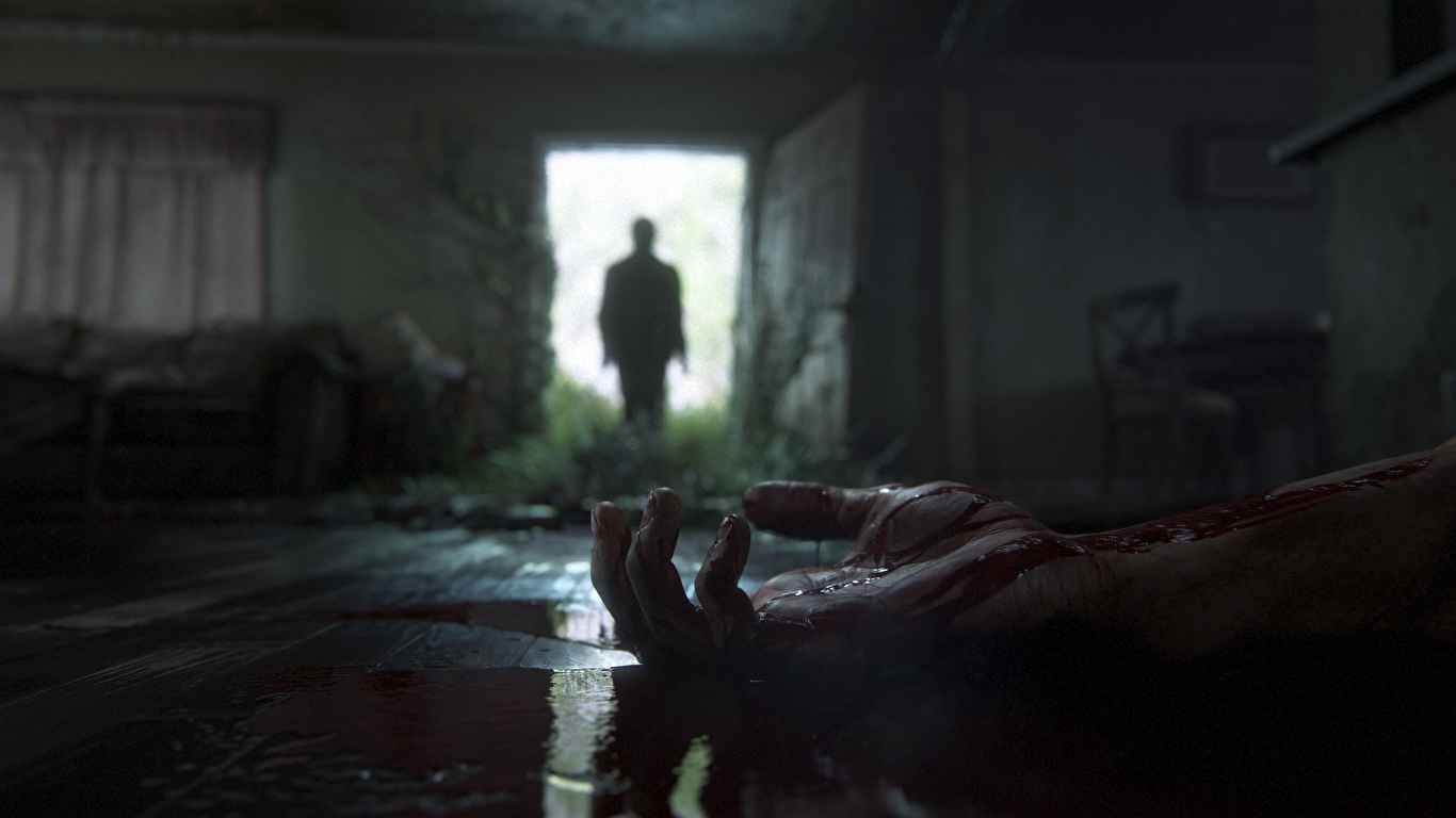 Desktop Wallpapers vdeo game The Last of Us 2 Blood 1366x768