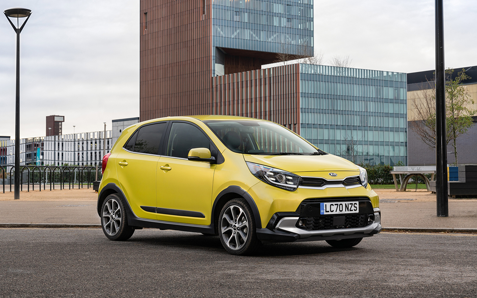 Фотографии KIA Picanto X-Line UK-spec, (JA), 2020 Желтый 1920x1200