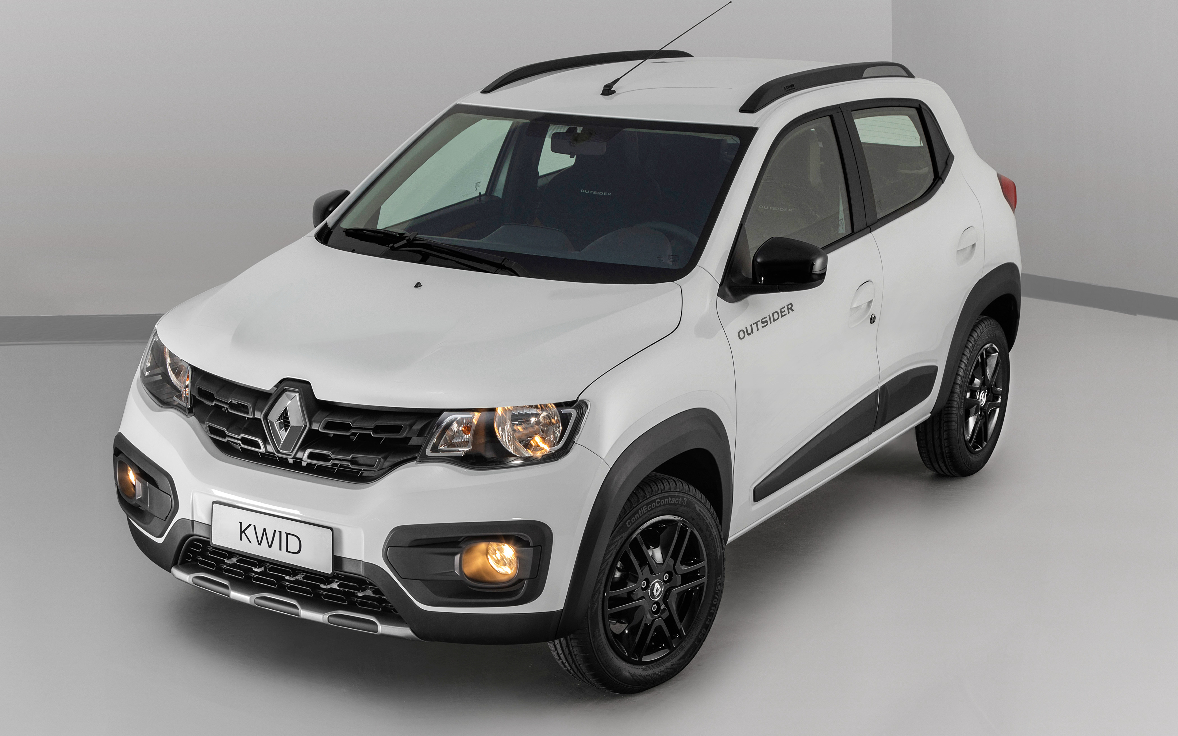 Images Renault 2018 Kwid Outsider Latam White auto 3840x2400