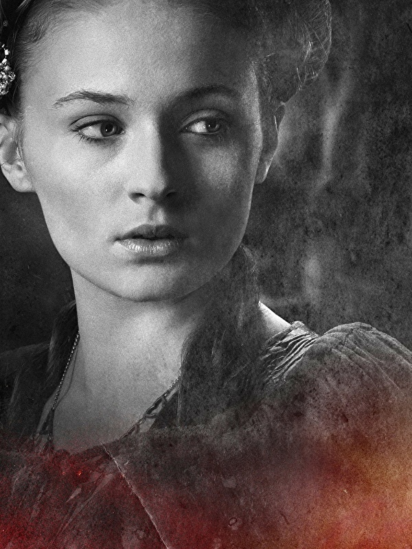 600x800 Game of Thrones En gros plan Sansa Stark, Sophie Turner Visage jeune femme, jeunes femmes Cinéma Célébrités Filles pour Téléphone mobile