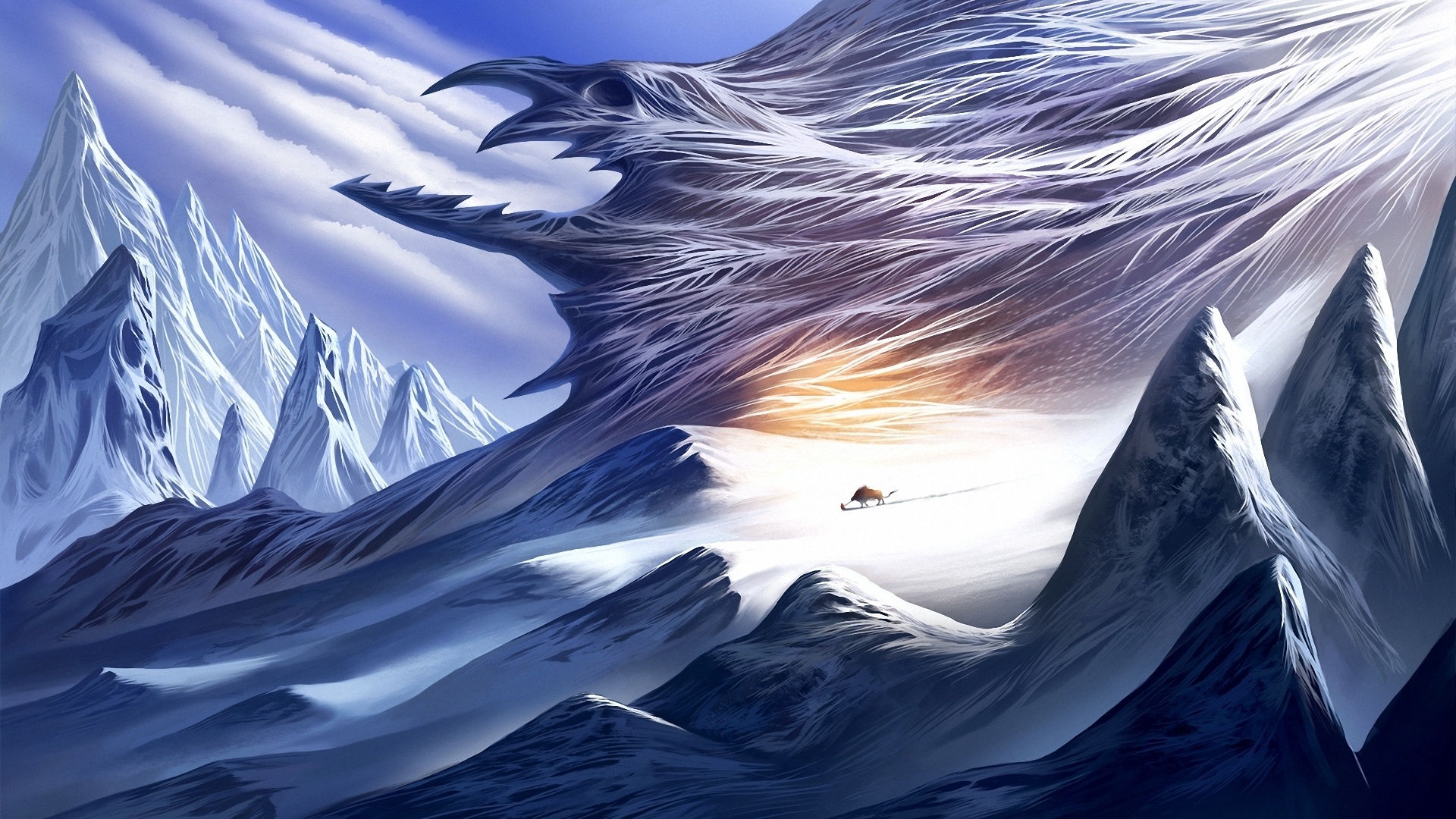 壁紙 19x1080 幻想的な世界 山 ファンタジー 自然 ダウンロード 写真