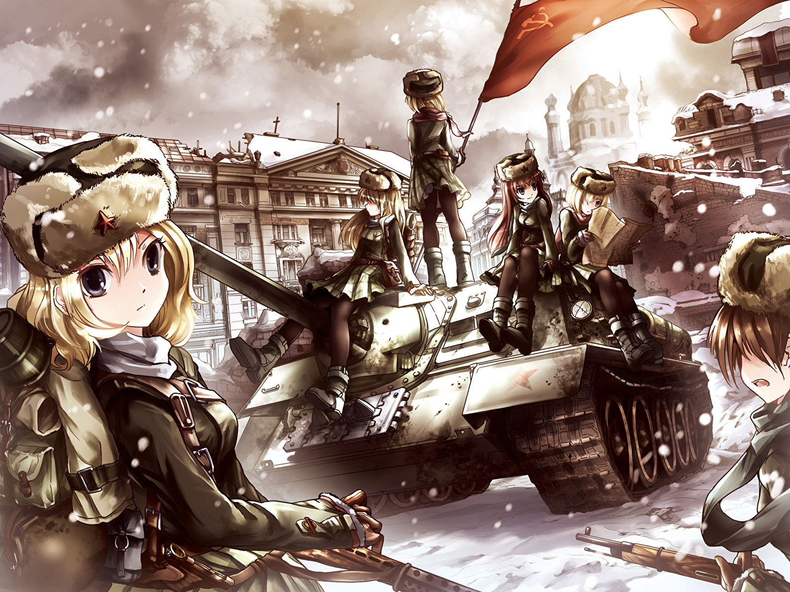 Tank girls  A review of the Girls und Panzer anime  chaostangent