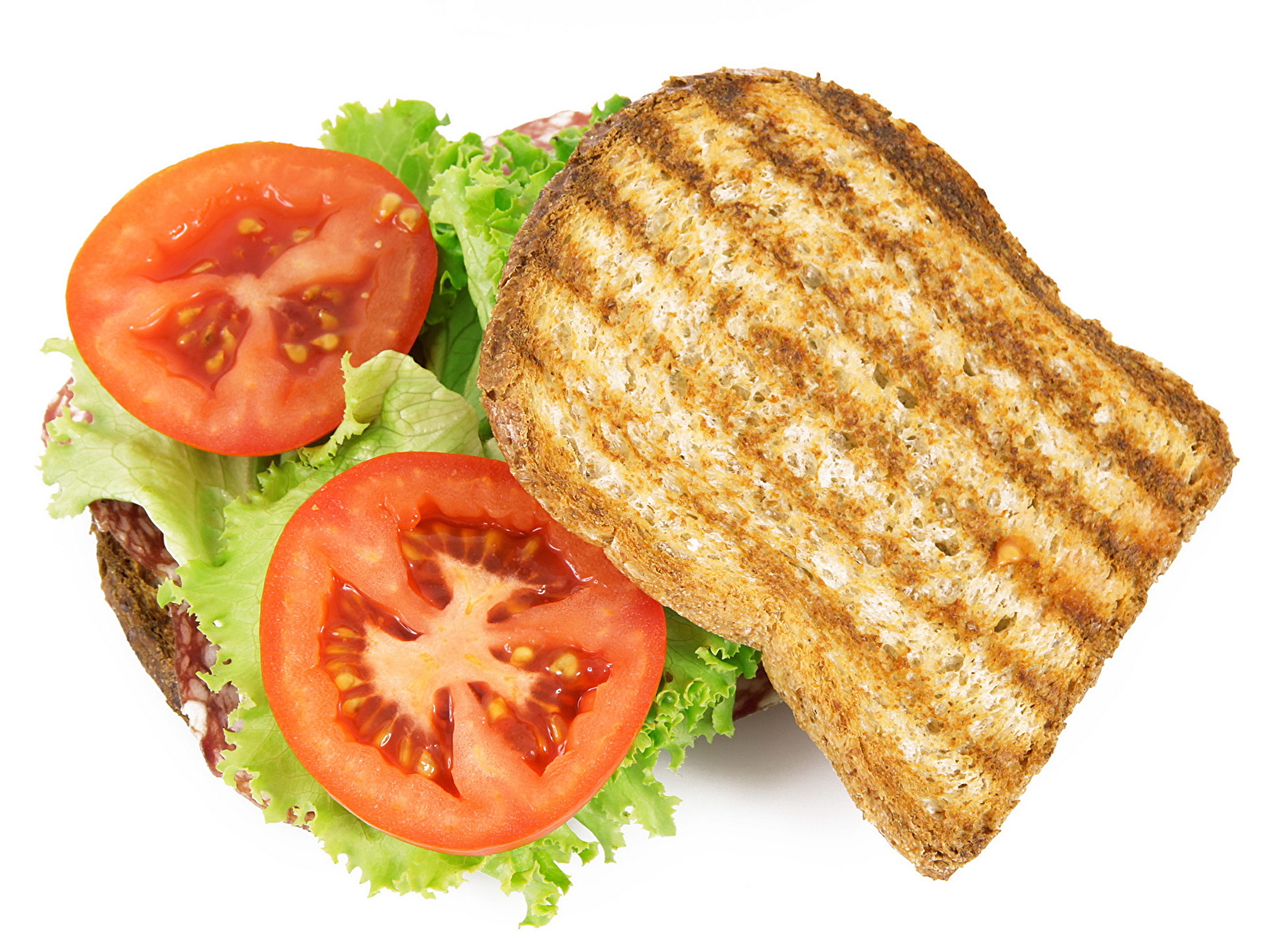 Фотография Томаты Фастфуд бутерброд Пища 1600x1200 Помидоры Бутерброды Быстрое питание Еда Продукты питания