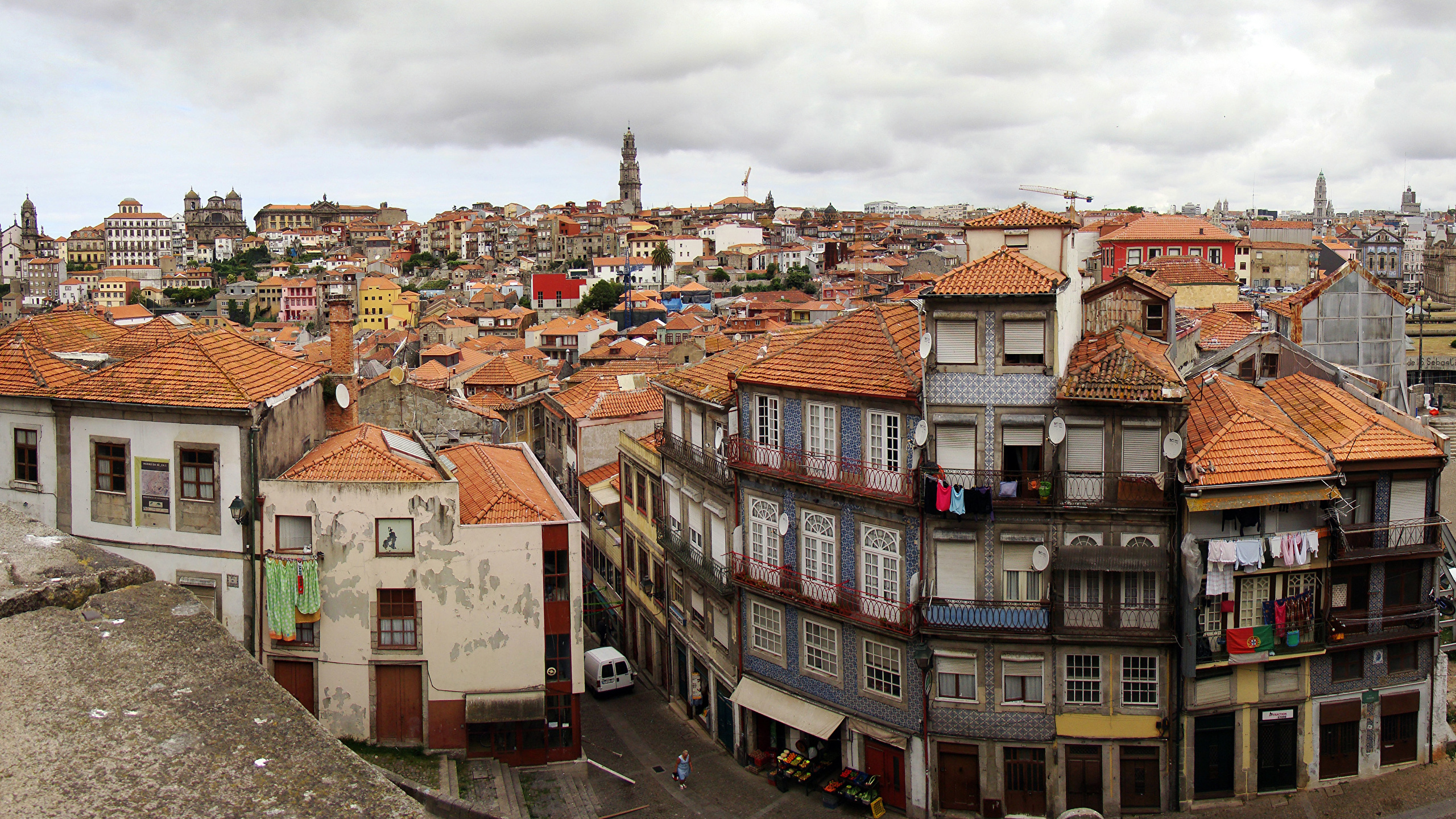 Wallpaper Porto Portugal Cities Building 2560x1440