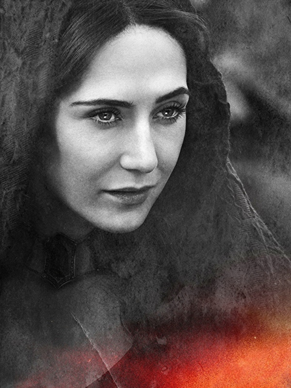 Foton Game of Thrones Melisandre Ansikte Unga kvinnor film 600x800 till Mobilen ung kvinna Filmer