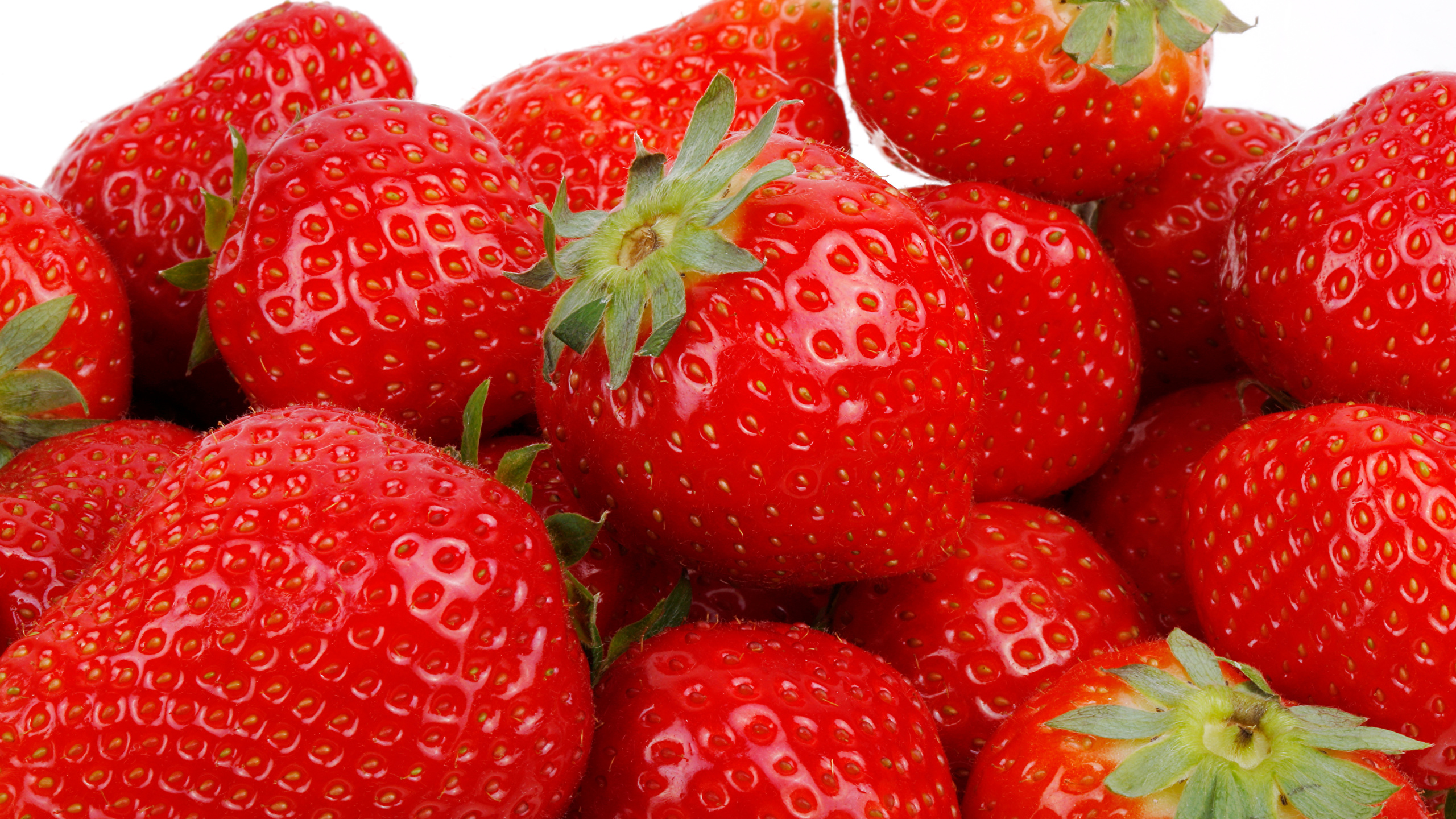 Photos Strawberry Food Berry Closeup 2560x1440