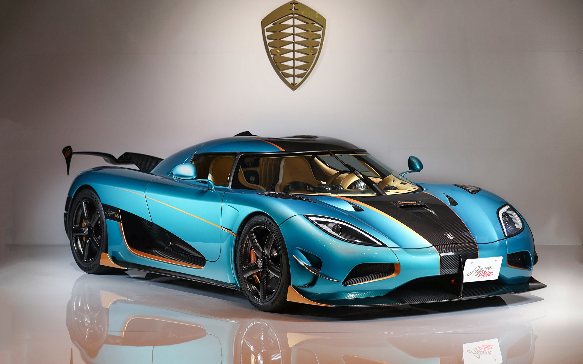 Фотография Кенигсегг 2016 Agera RSR голубая машины 1920x1200