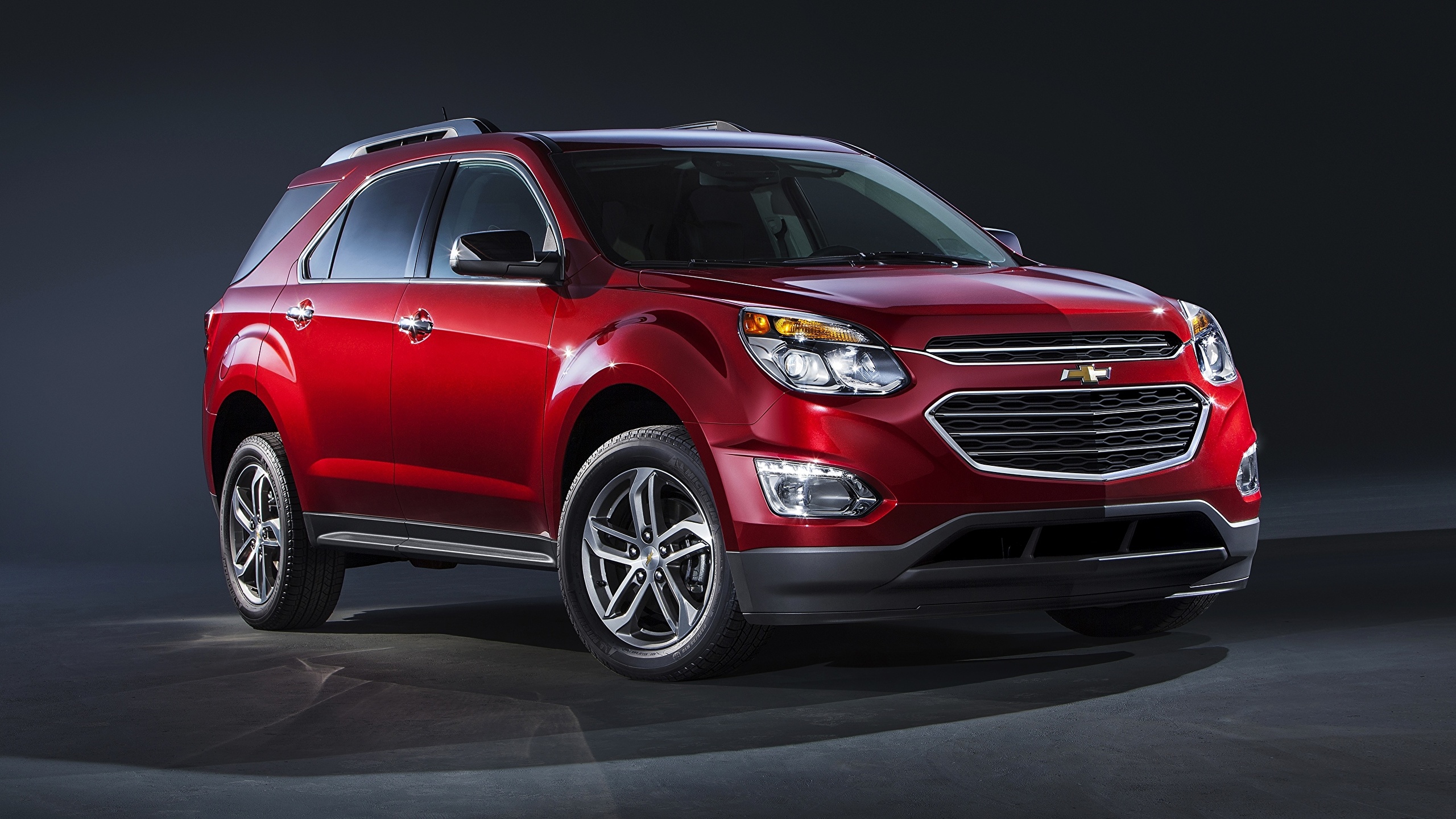 Фотографии Chevrolet 2015 Equinox Красный машина 2560x1440