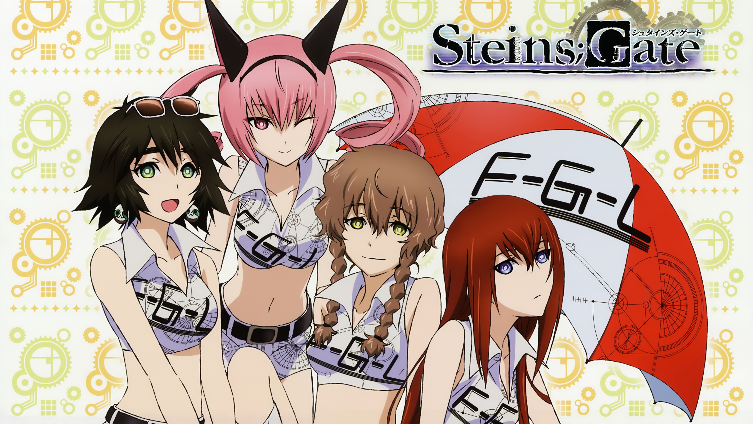 Fondos De Pantalla 2560x1440 Steins Gate Anime Chicas Descargar Imagenes