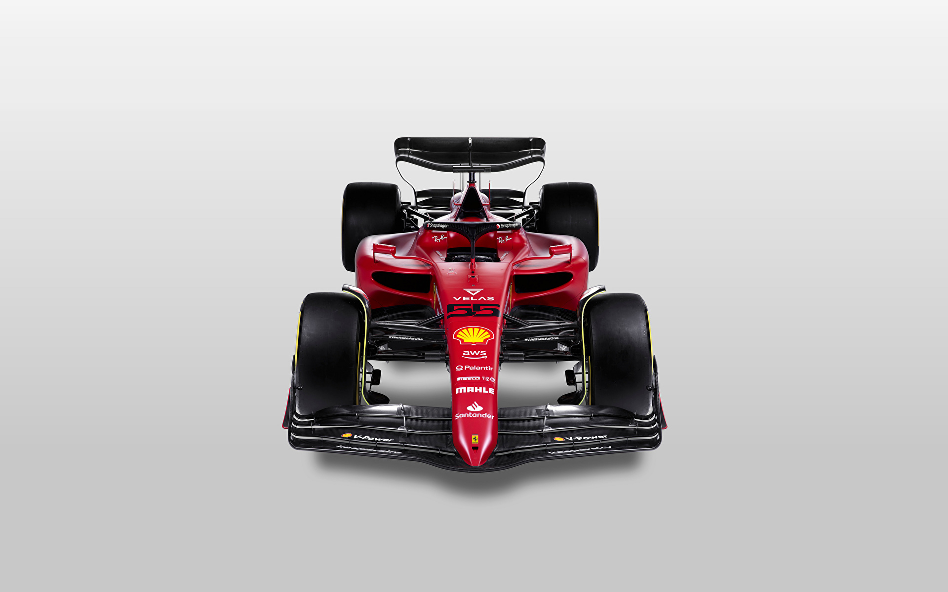 Фотография Ferrari F1-75, 2022 красные Формула 1 авто 1920x1200