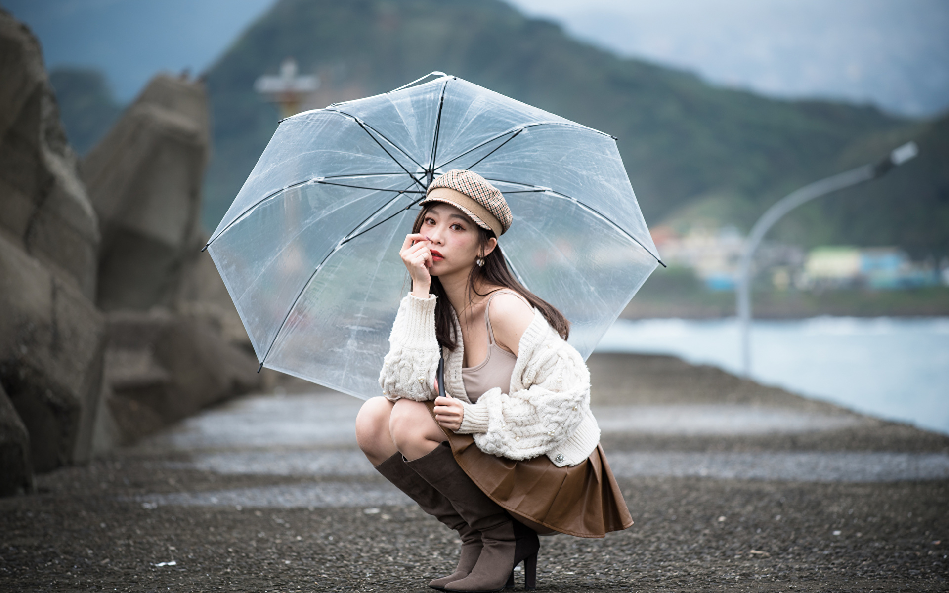 how to pose in umbrella dress｜TikTok Search
