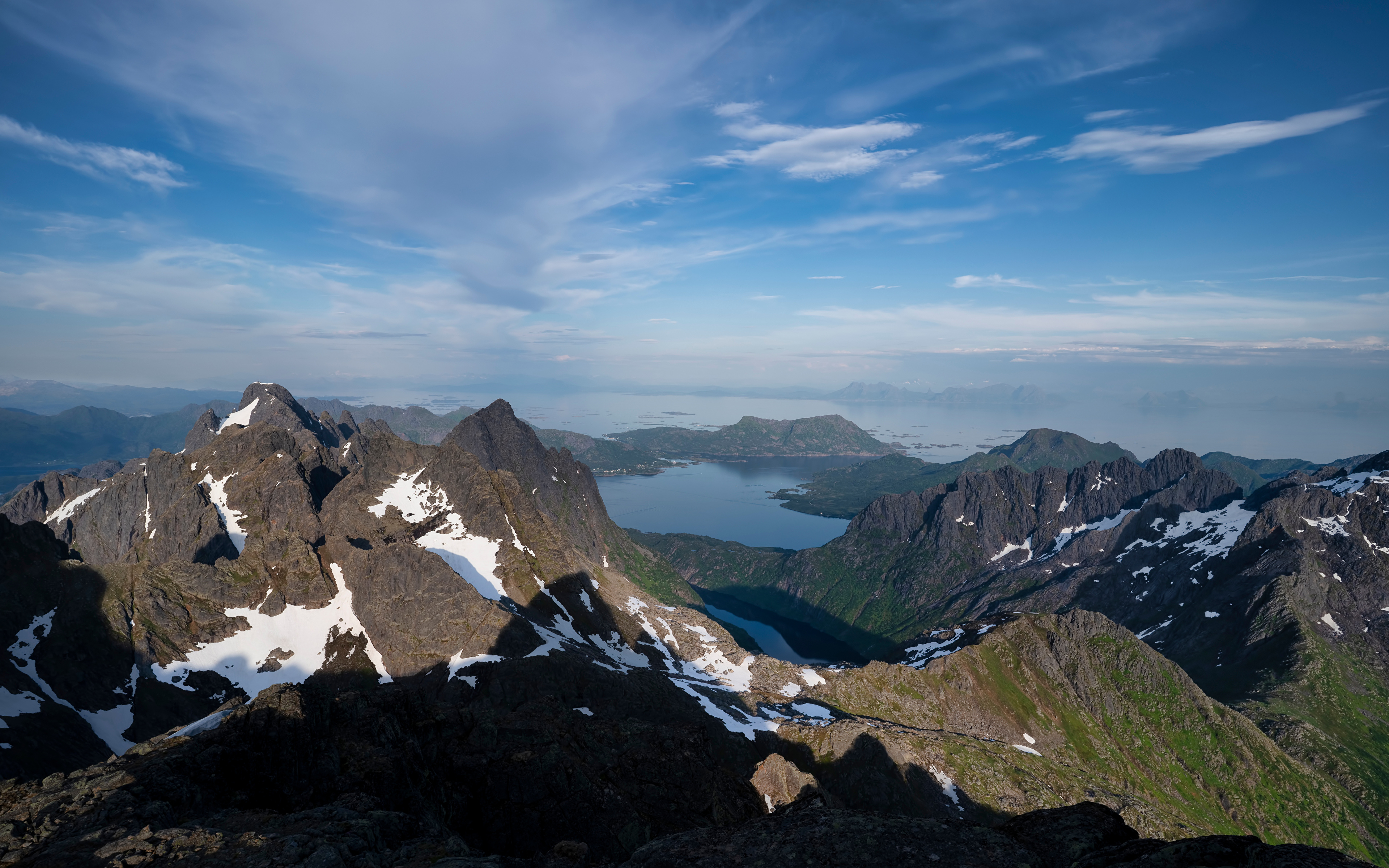 Смотровая площадка Утсиктен вершина Гауларфьелле Gaularfjellet