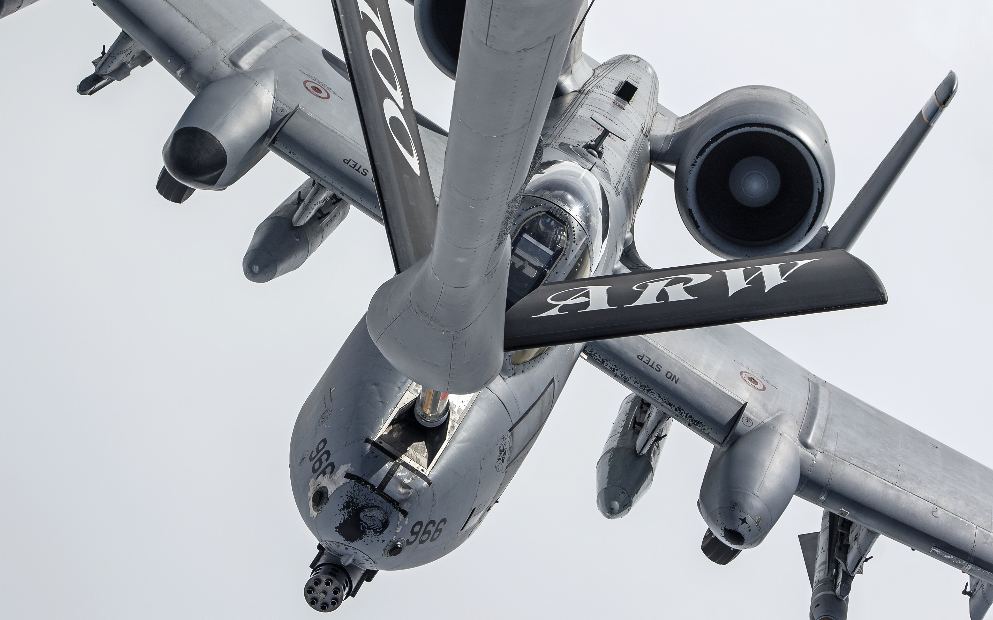 Bakgrunnsbilder til skrivebordet Luftfart A-10 Thunderbolt II Et fly Angrepsfly 3840x2400